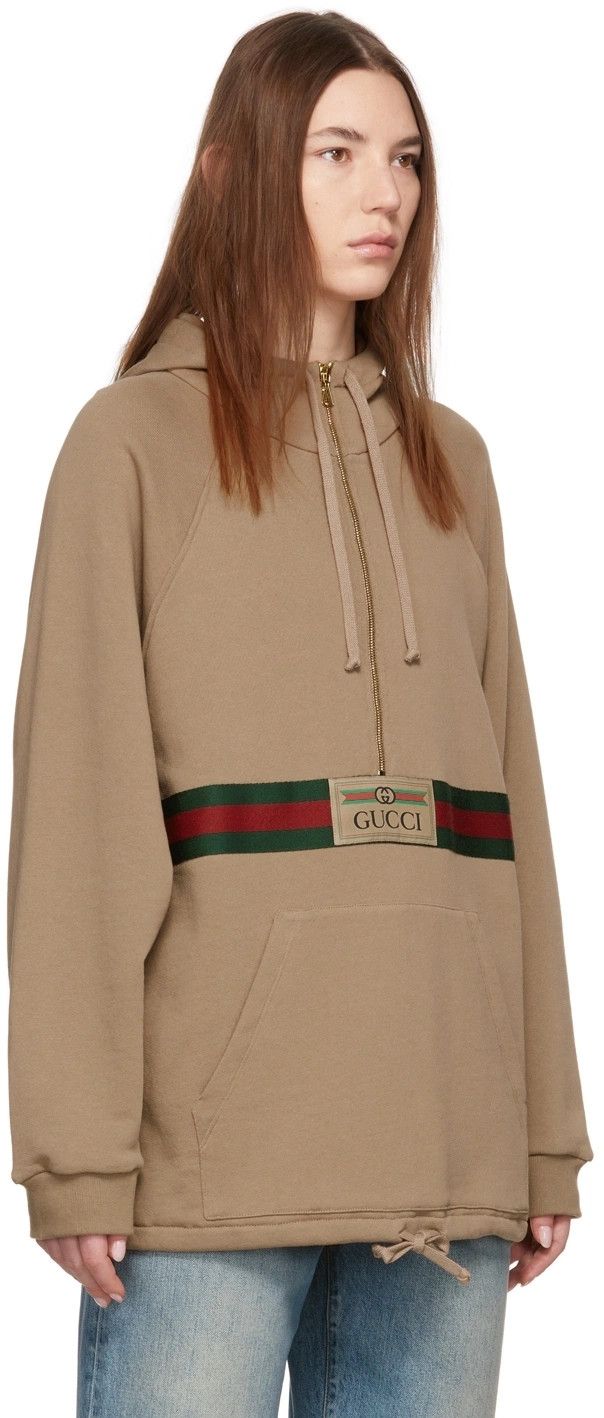 Gucci oc11z0126 Sweatshirt Hoodie In Brown Size M / US 6-8 / IT 42-44 - 5 Thumbnail