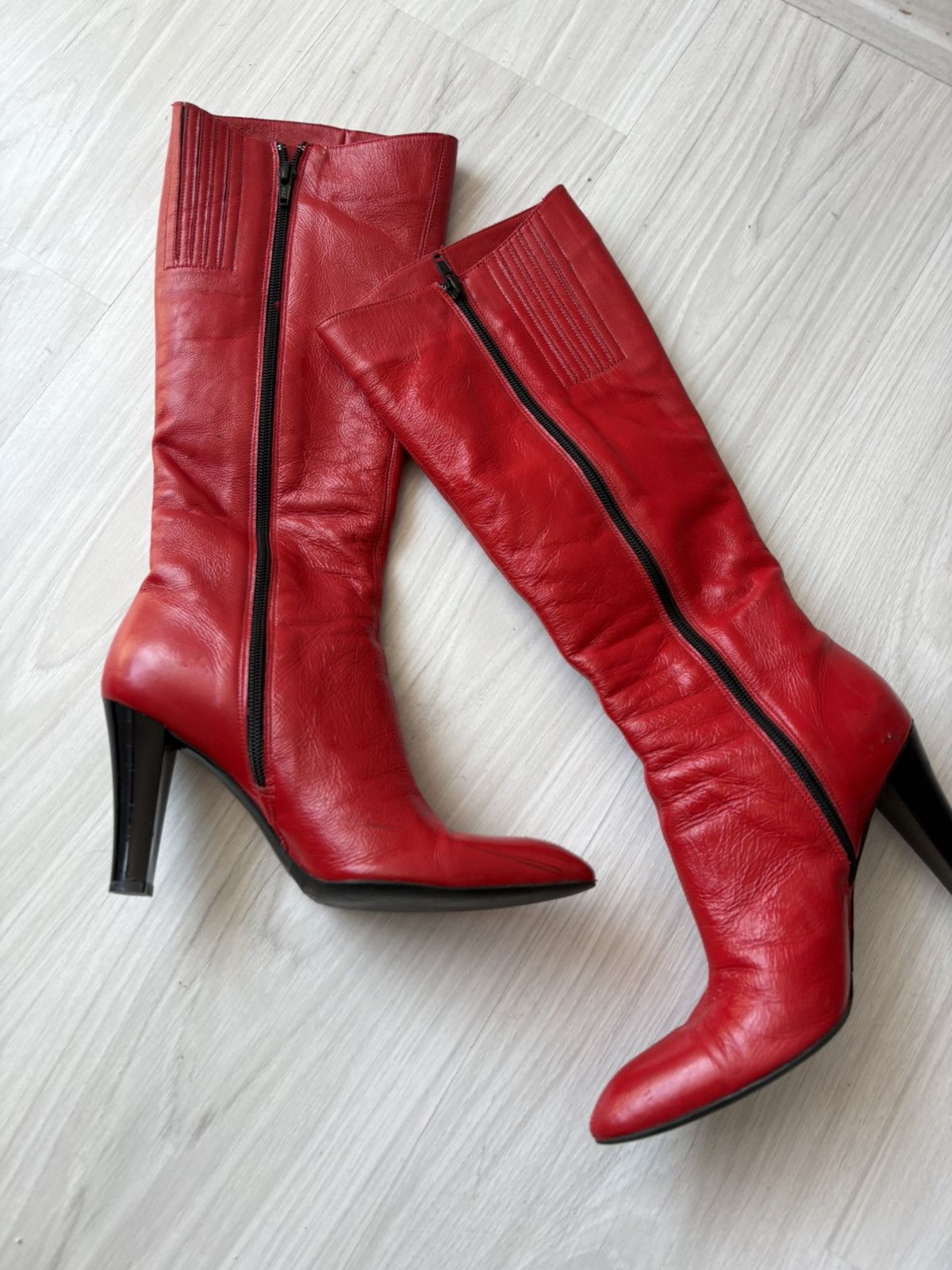Vintage y2k leather boots Size US 7.5 / IT 37.5 - 14 Thumbnail