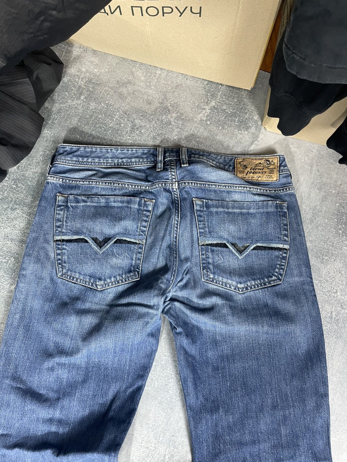Diesel Vintage baggy Diesel zatiny larkee denim jeans Size US 34 / EU 50 - 3 Thumbnail