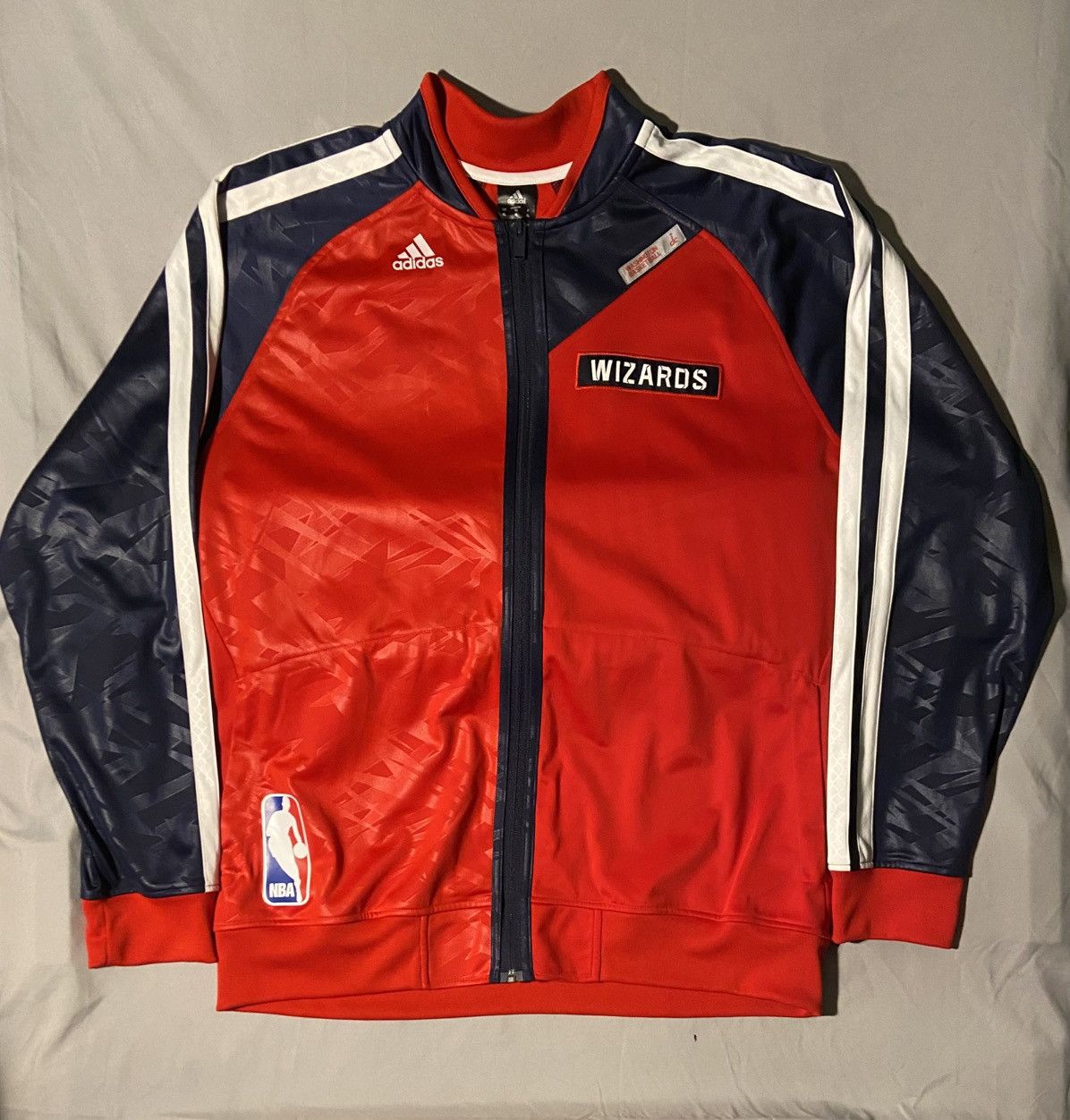 Adidas Adidas Washington Wizards Track Jacket Size US XL / EU 56 / 4 - 2 Thumbnail