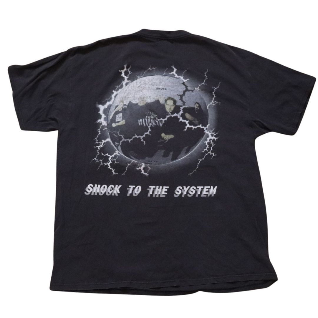 image of Delta x Vintage Fear Factory 'shock To The System' Band Tee (Xl) in Black, Men's