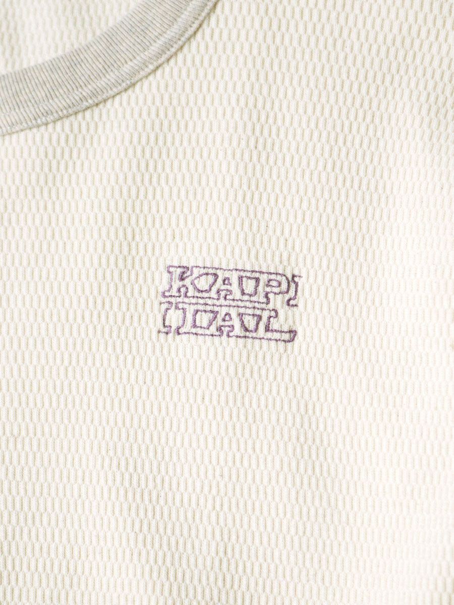 Kapital kapital Waffle small flower pattern logo long sleeve T-shirt Size US XL / EU 56 / 4 - 3 Thumbnail