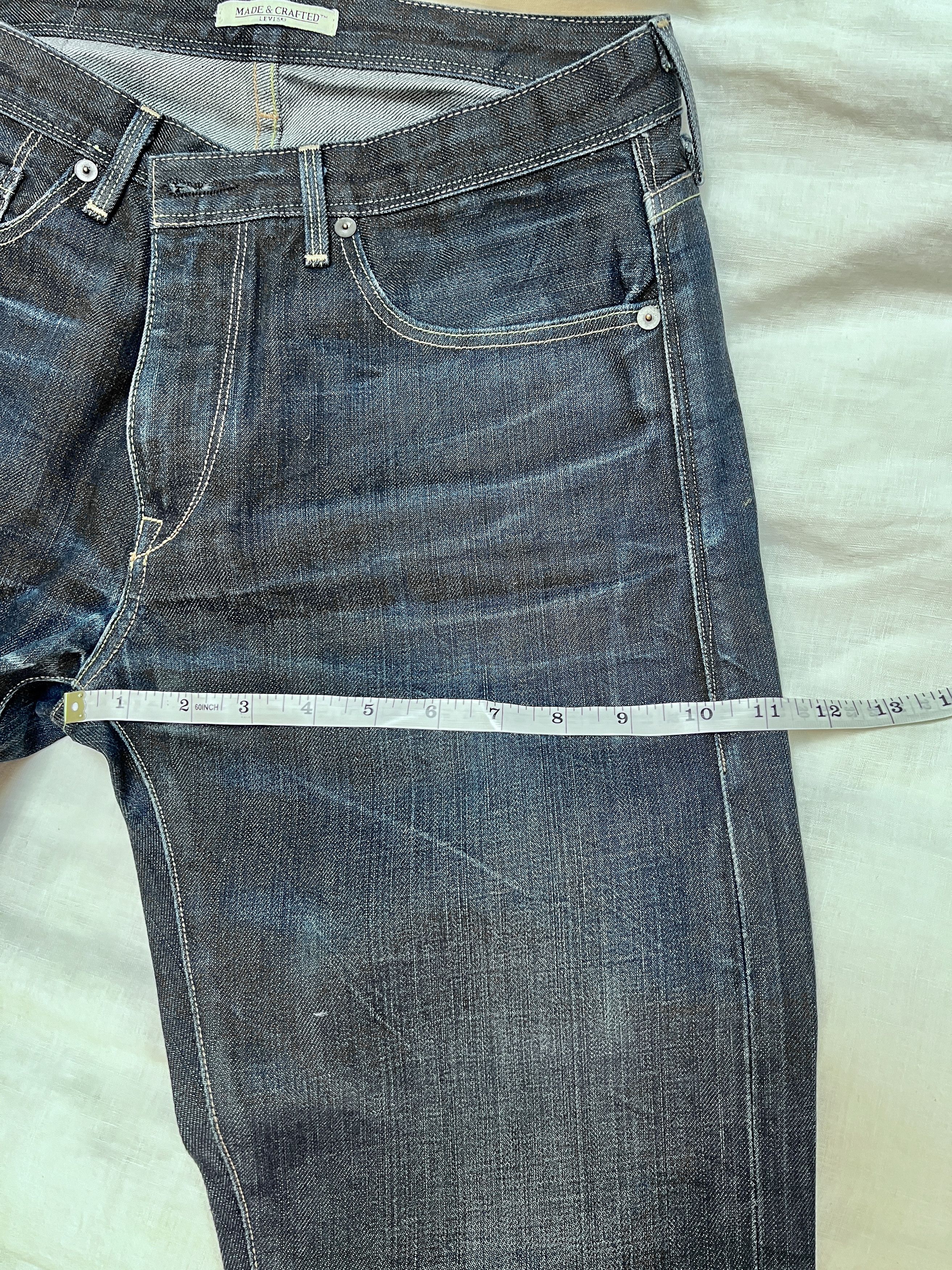 Levi's Made & Crafted Levi’s Made & Crafted 30/34 Navy Blue Denim Jeans Size US 30 / EU 46 - 7 Thumbnail
