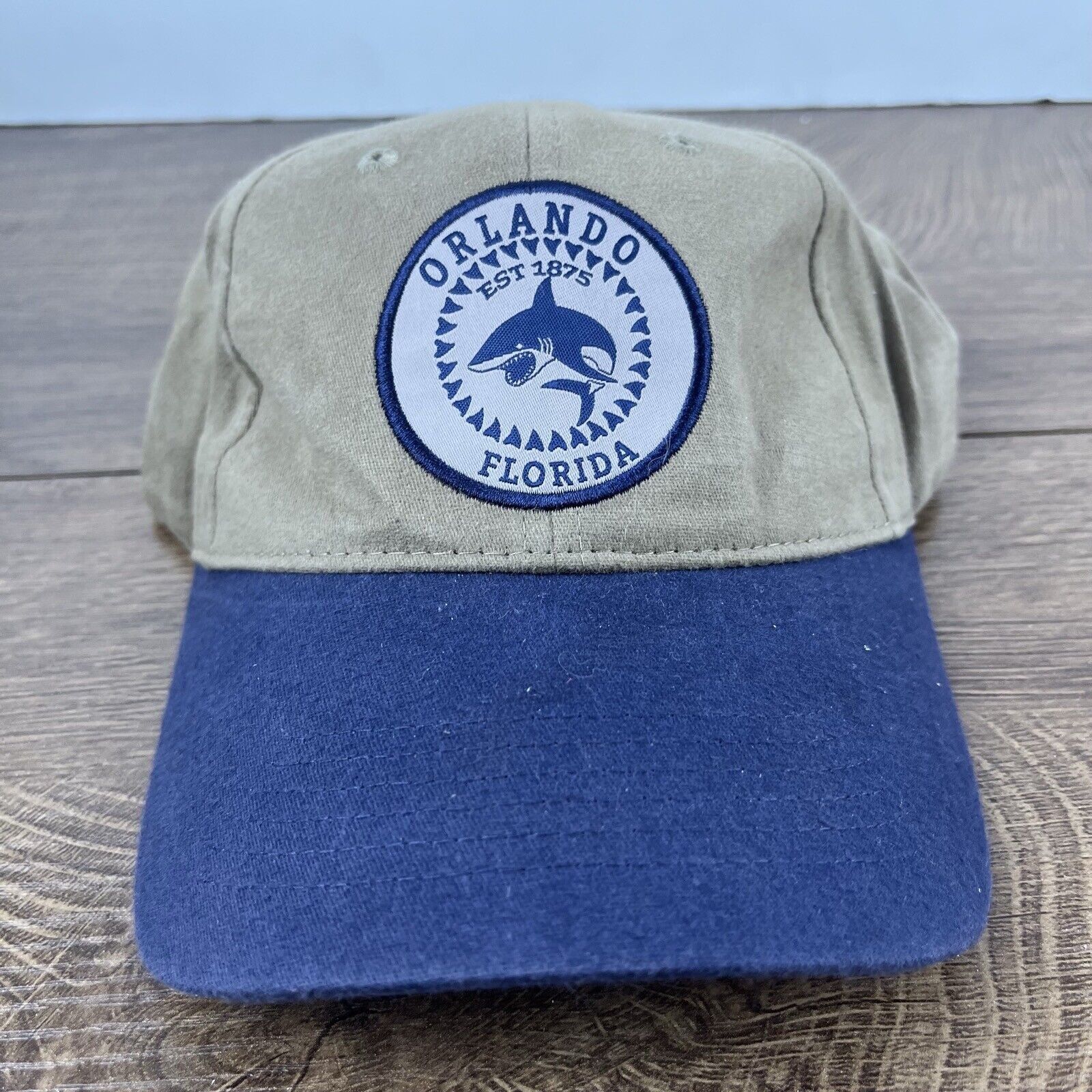 Other Orlando Florida Hat Shark Hat Adjustable Hat Tan Brown Hat A Size ONE SIZE - 1 Thumbnail