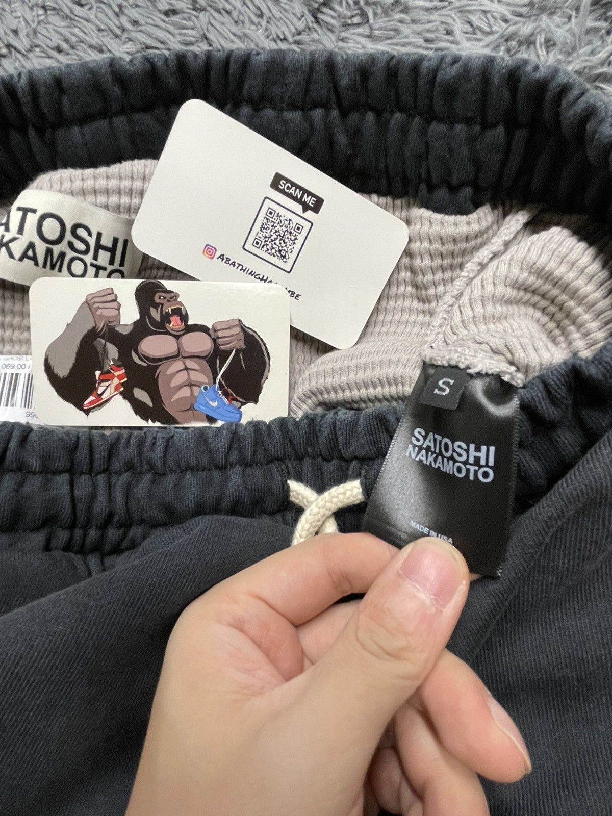 Satoshi Nakamoto Satoshi Nakamoto Holy Ghost Layered Sweatpants Size US 30 / EU 46 - 5 Thumbnail