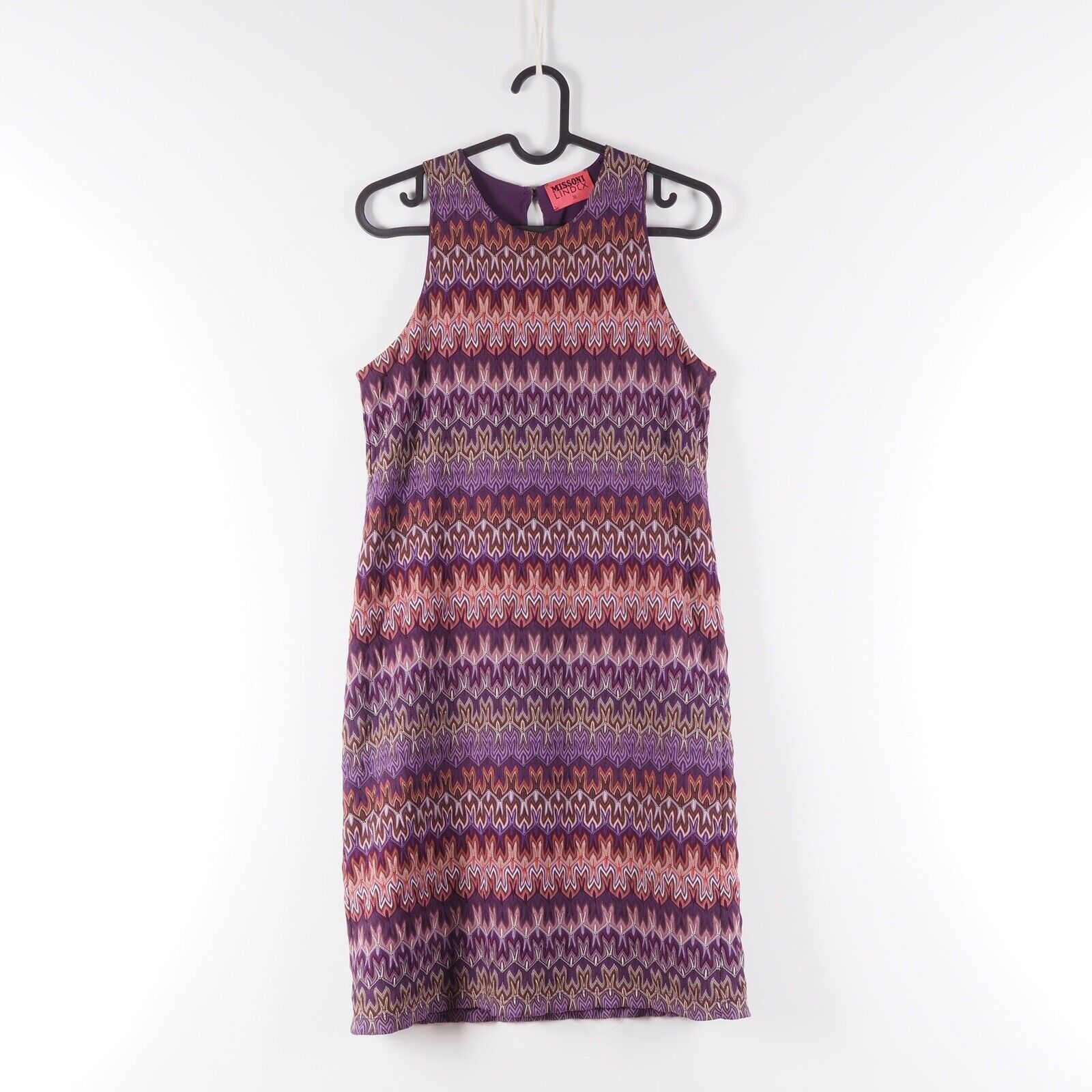 Missoni MISSONI Lindex Multicolor Sleeveless Purple Dress Size XS / US 0-2 / IT 36-38 - 1 Thumbnail