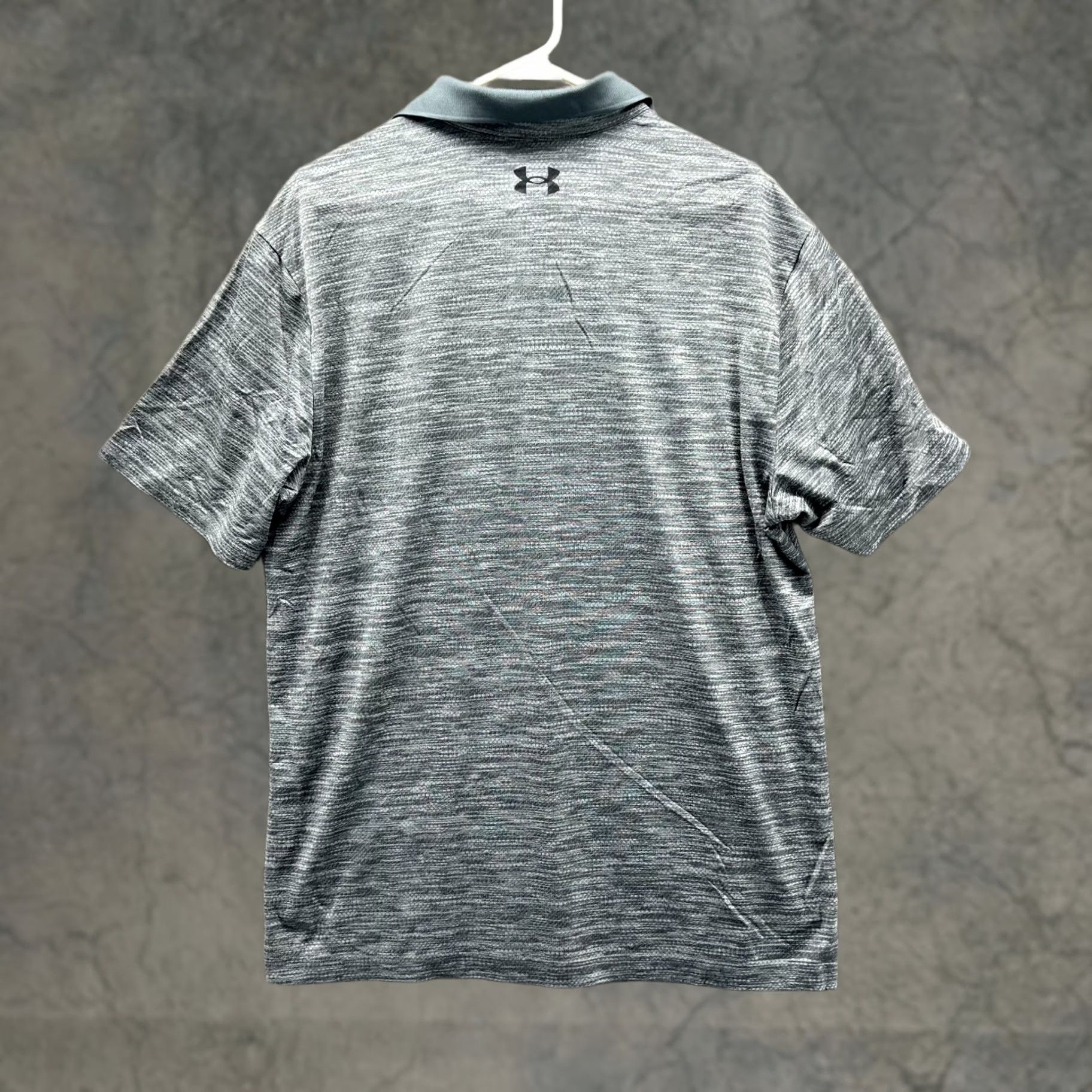 Under Armour VINTAGE Under Armour Polo Shirt Men L Gray Heather Polo Shirt Gray Mens Regular Short Sleeve Collared Button Size US L / EU 52-54 / 3 - 1 Thumbnail