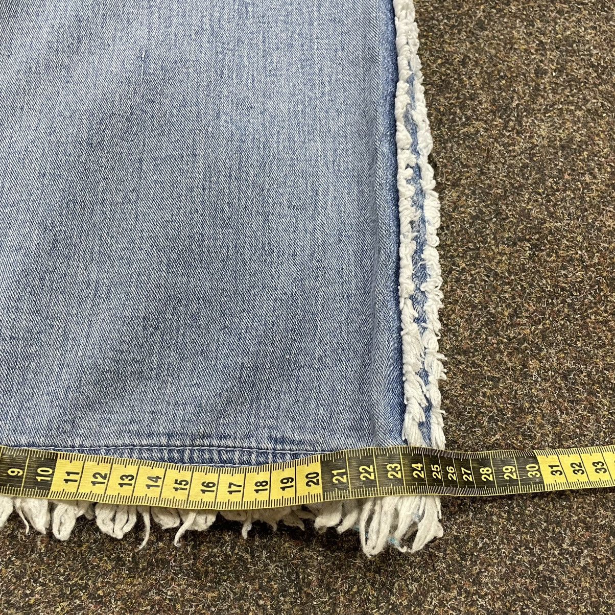 Vintage Vintage Y2K Baggy Wide Leg Distressed Jeans Skate Logo 33 Size 33" - 8 Thumbnail