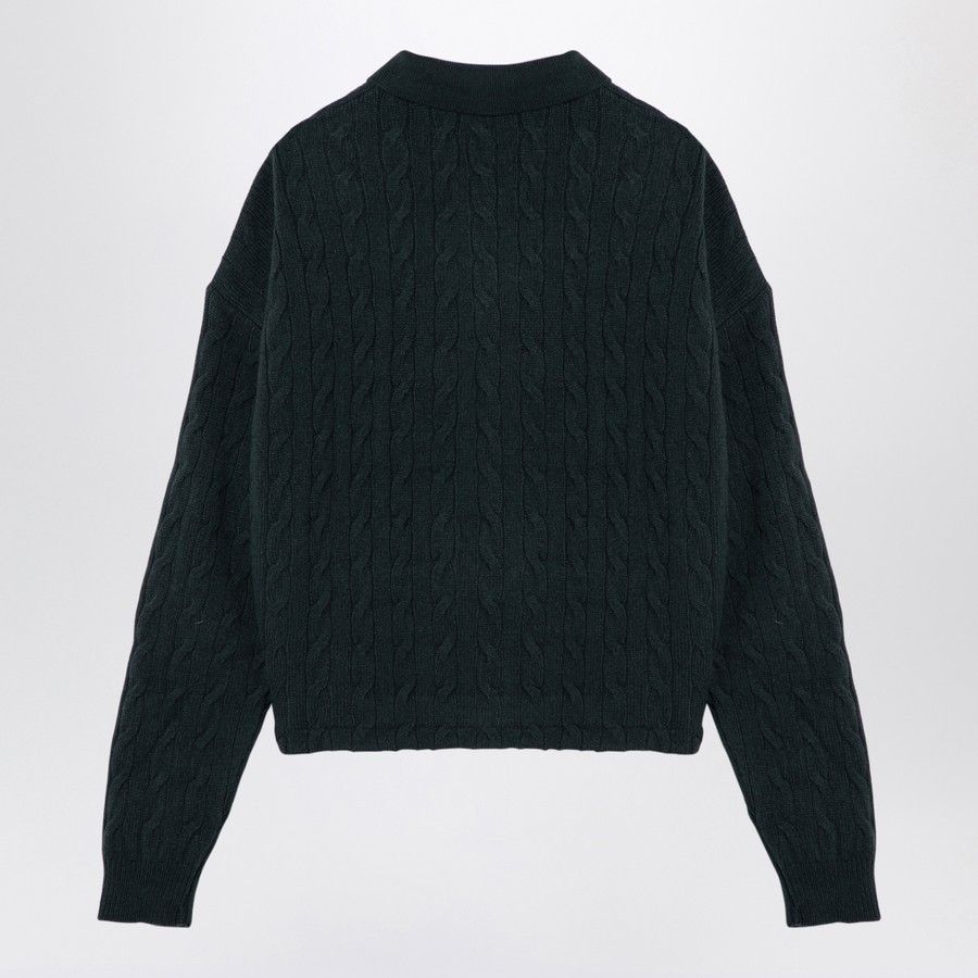 Polo Ralph Lauren o1d2blof0924 Wool Polo Shirts in Mallard Green Size S / US 4 / IT 40 - 2 Thumbnail