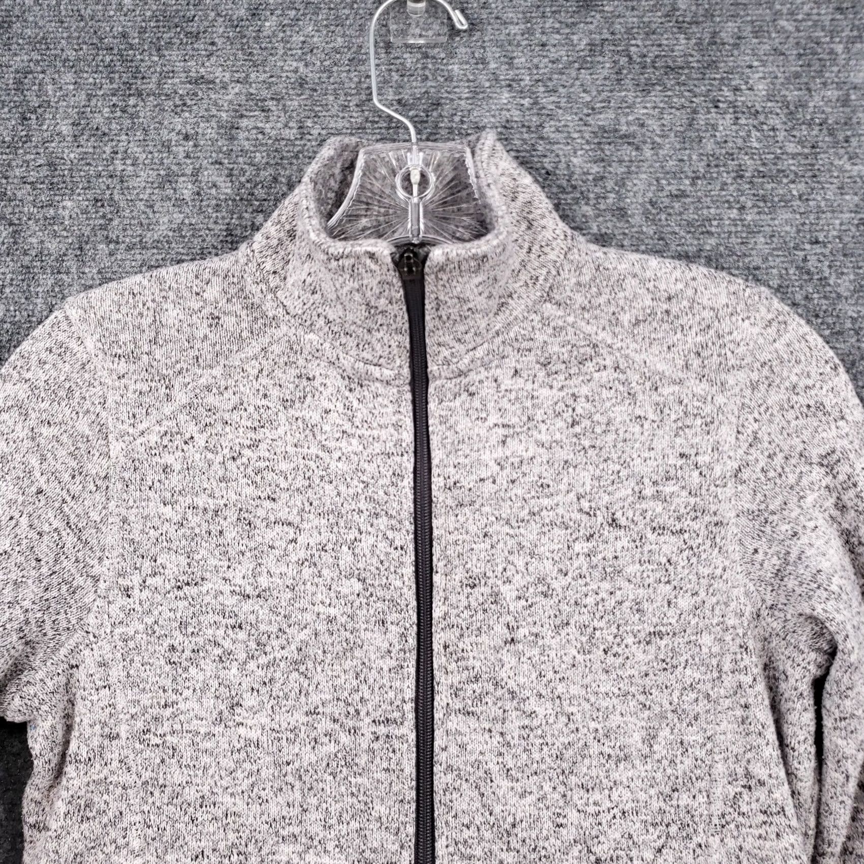 Eddie Bauer Eddie Bauer Sweater Women S Gray Full Zip Fleece Mock Neck Heather Outdoor Small Size S / US 4 / IT 40 - 3 Thumbnail