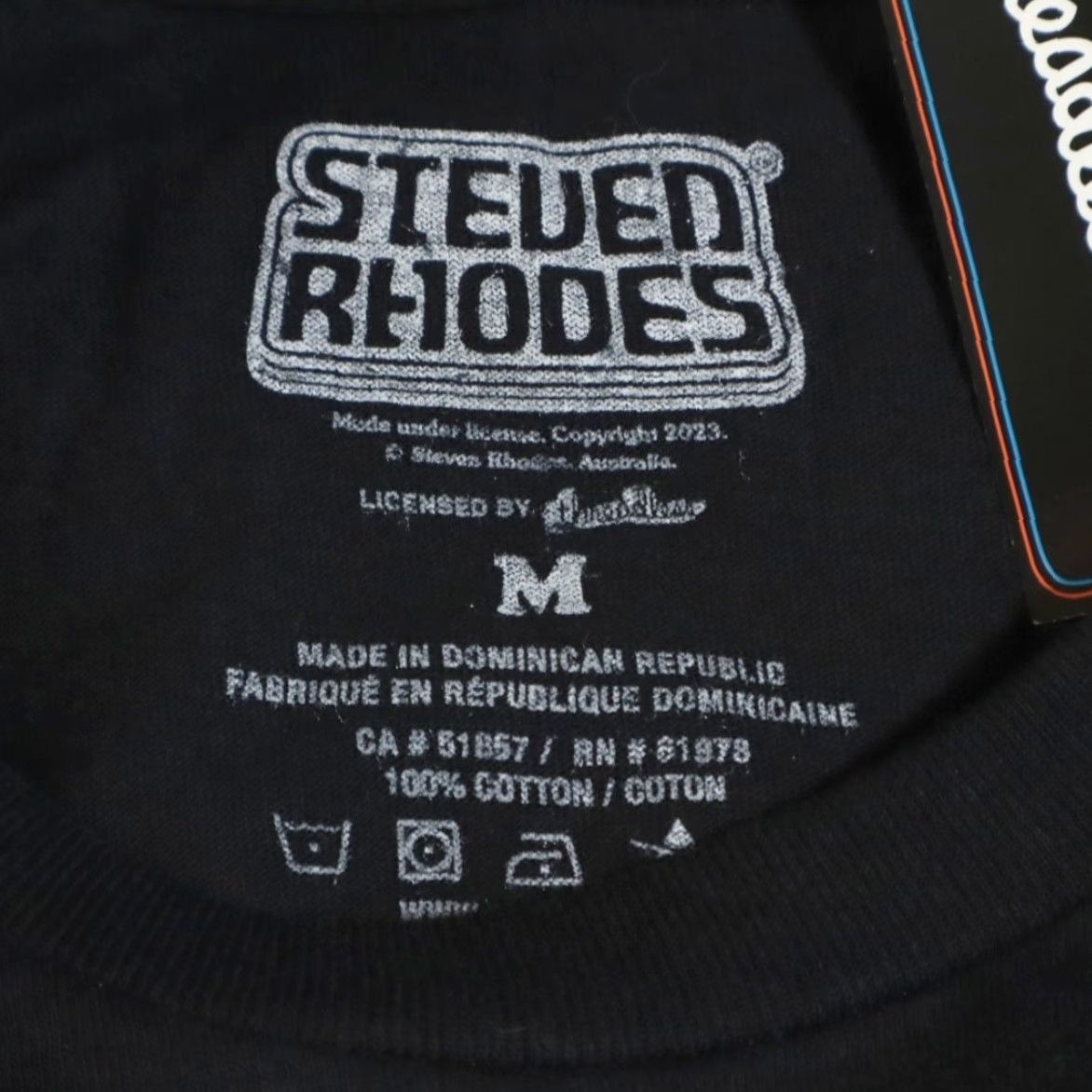 Vintage Steven Rhodes Cat Dimension Solid T-Shirt Black Men's M Shirt Men M Cat Dimension Black Steven Rhodes Size US M / EU 48-50 / 2 - 5 Thumbnail