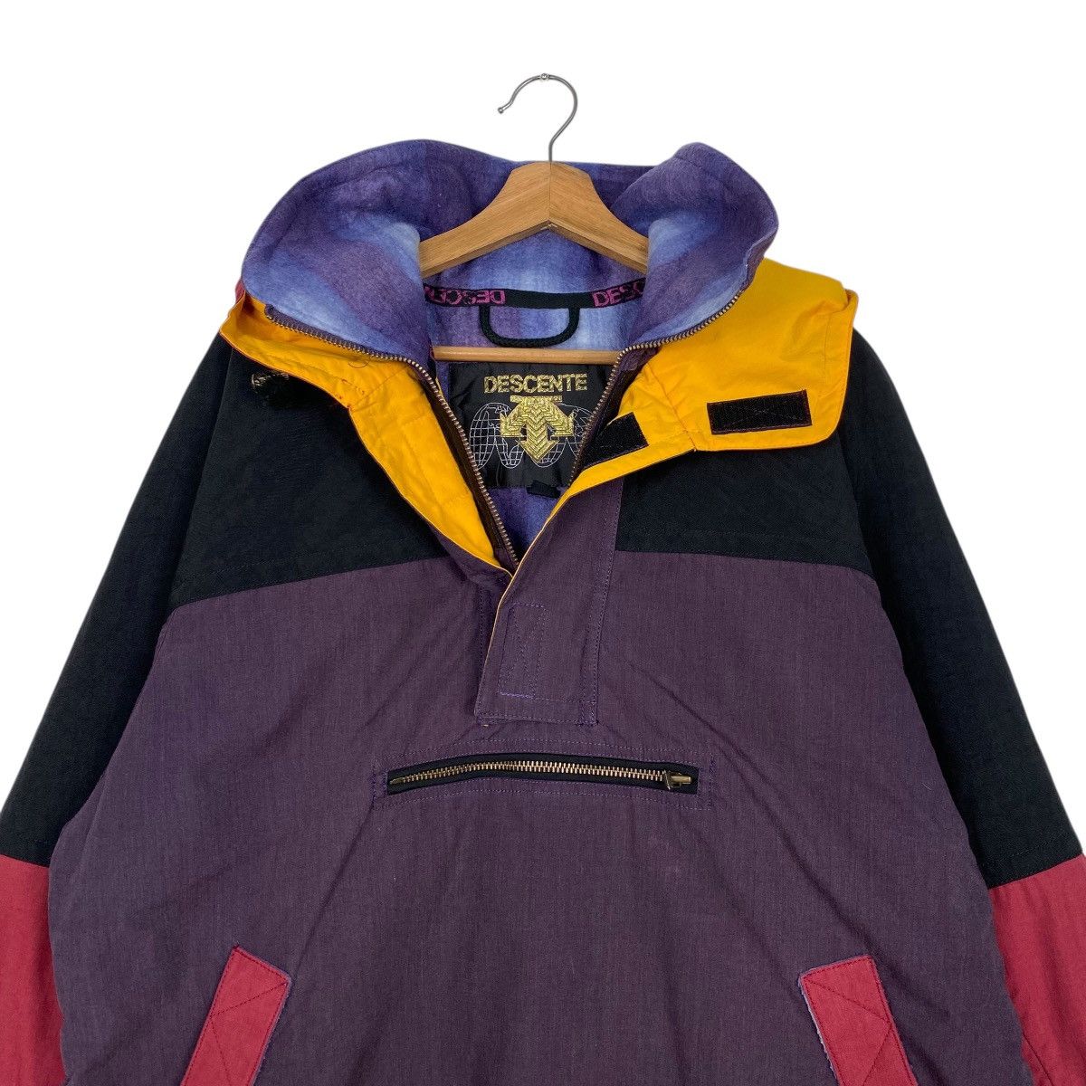 Descente × Japanese Brand Descente anorak half zipper hoodie Size US L / EU 52-54 / 3 - 12 Thumbnail