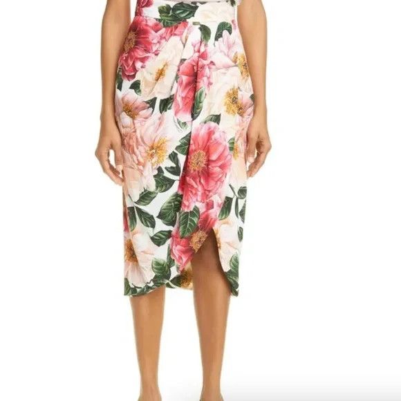 Dolce & Gabbana Dolce & Gabbana Camellia Cady Tulip Skirt - NEW WITH TAGS Size 27" / US 4 / IT 40 - 1 Thumbnail