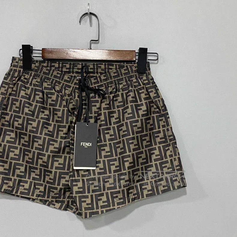 Fendi Fendi Classic Monogram All-over Print Shorts Size US 32 / EU 48 - 2 Thumbnail