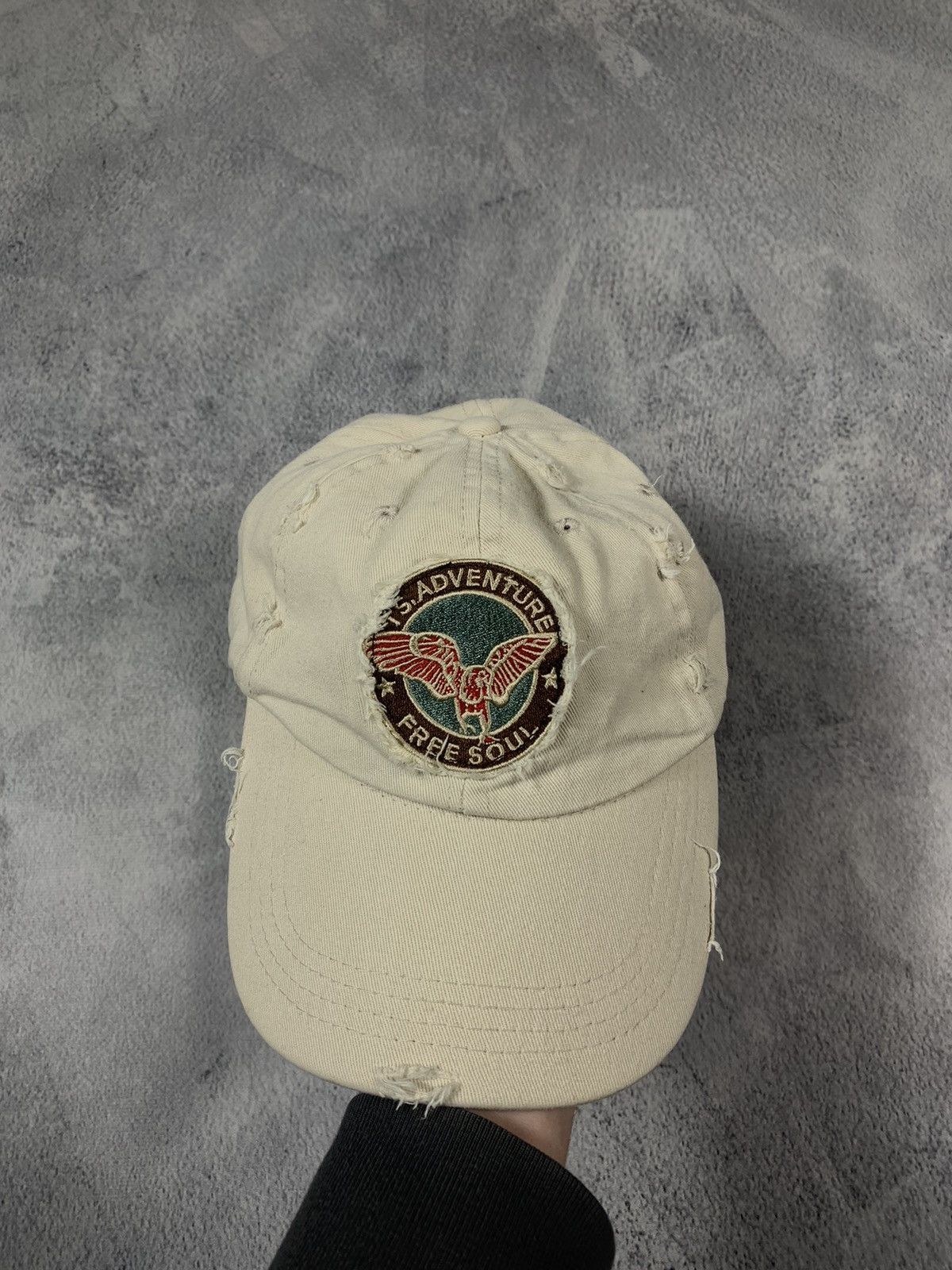 Other Vintage Y2K Free Soul Eagle faded japan distressed cap Size ONE SIZE - 1 Thumbnail