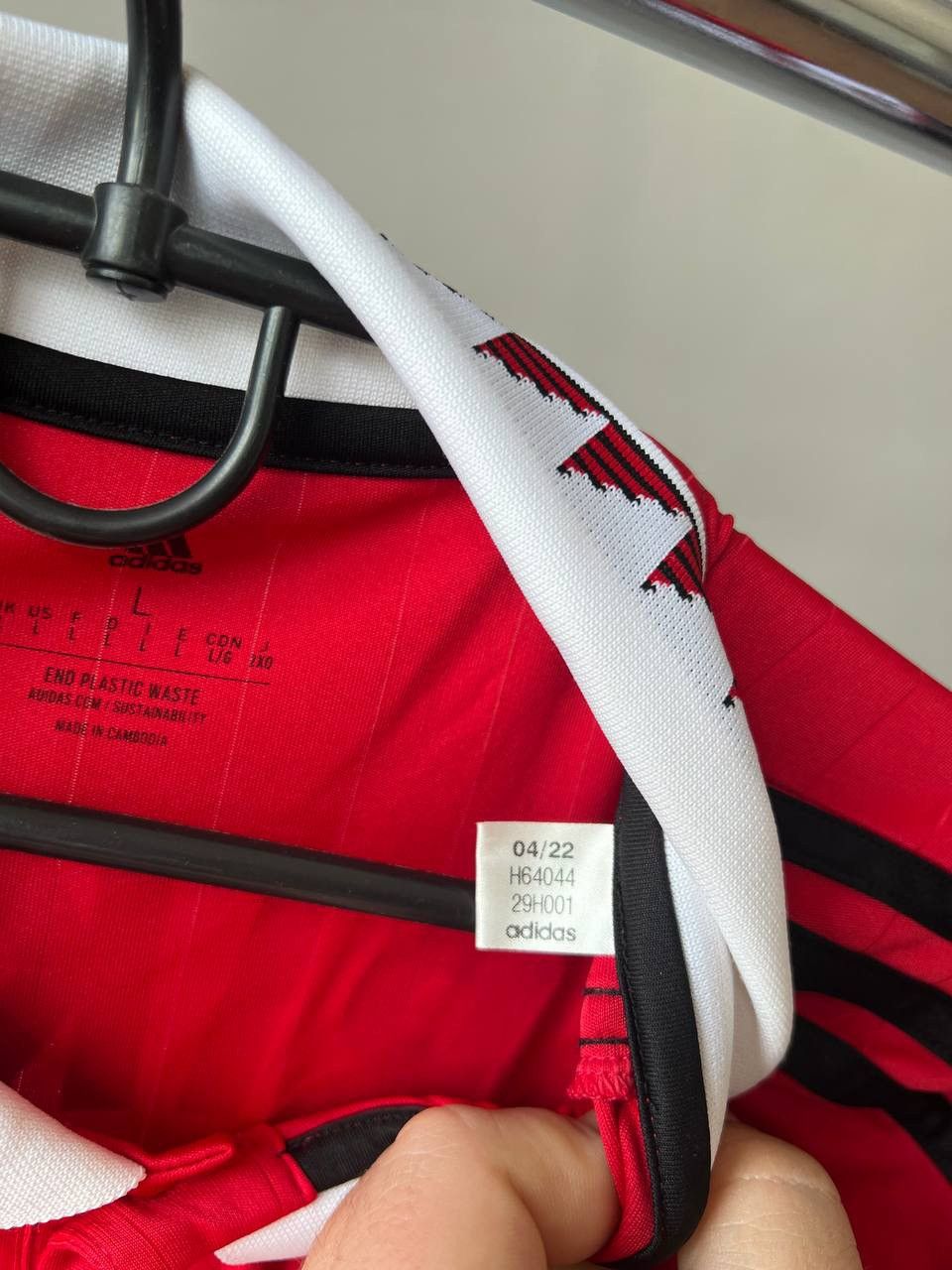 Adidas 2022/23 MANCHESTER UNITED #14 ERIKSEN HOME SOCCER JERSEY L Size US L / EU 52-54 / 3 - 10 Thumbnail
