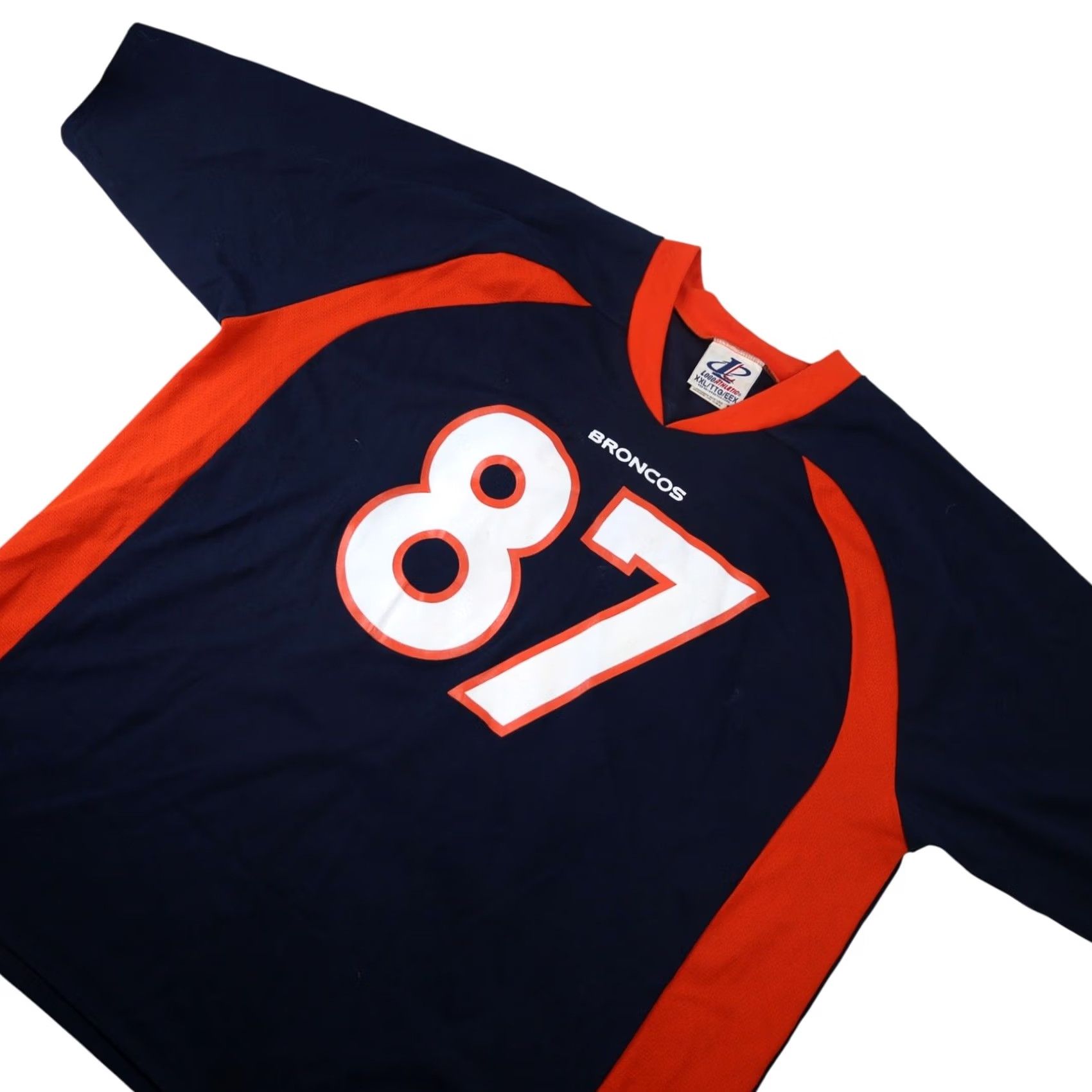Logo Athletic VINTAGE Logo Athletics Denver Broncos #87 Ed McCaffrey Mens XXL Jersey Blue T-Shirt Size US XXL / EU 58 / 5 - 2 Thumbnail