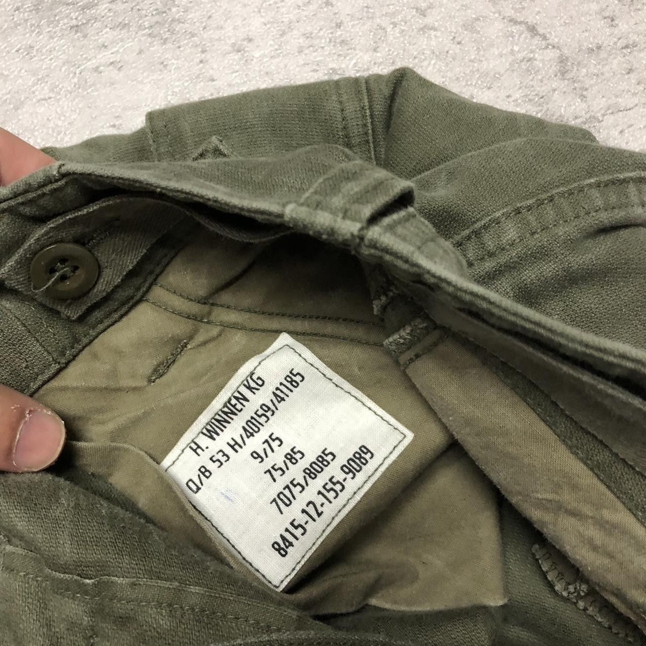 Other Khaki green vintage military cargo trousers clothing Size US 32 / EU 48 - 3 Thumbnail