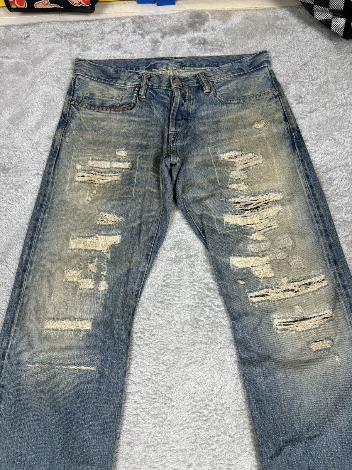 Hysteric Glamour Hysteric Glamour Distressed Denim. S0187e Size US 30 / EU 46 - 3 Thumbnail