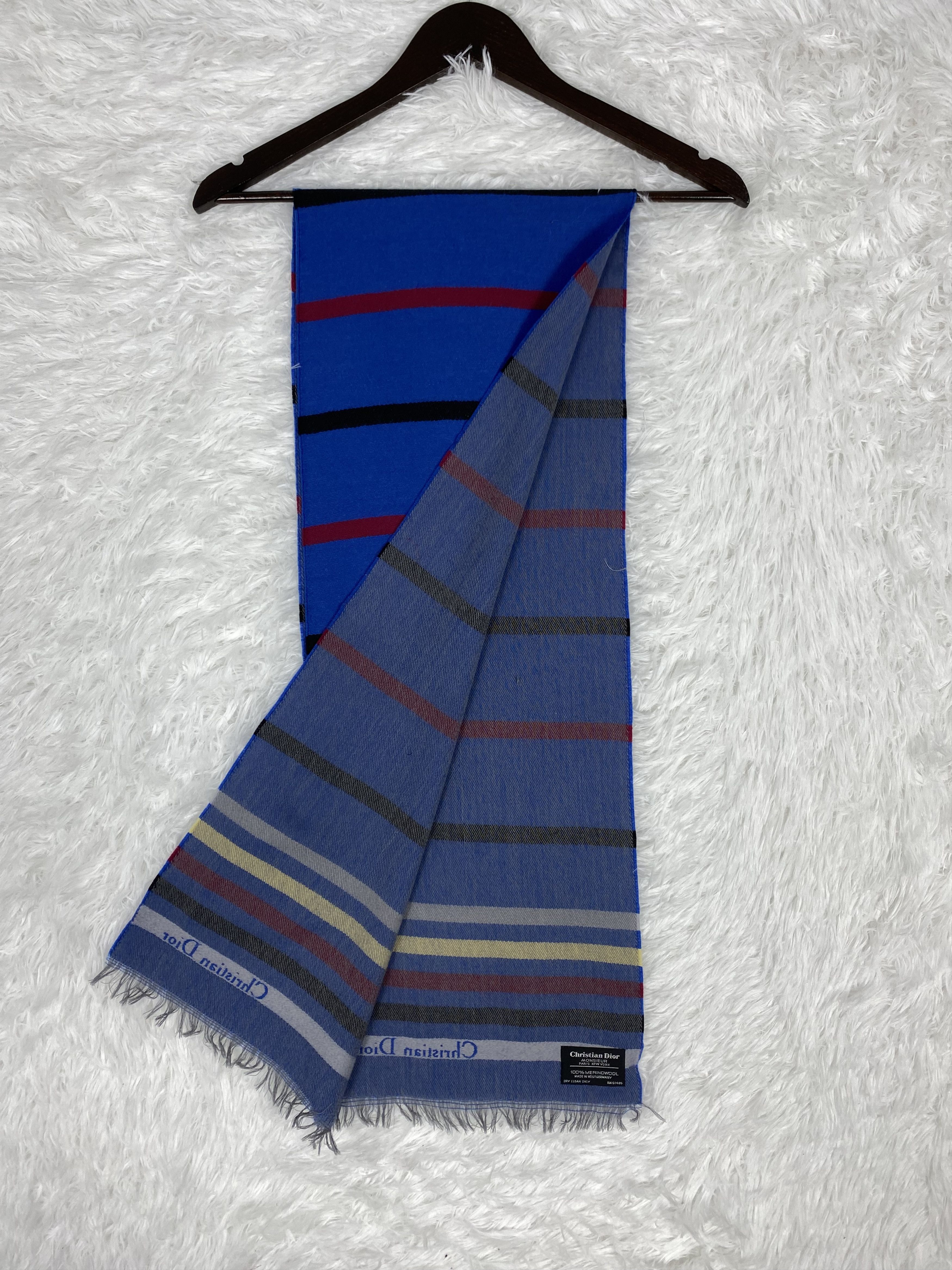 Christian Dior Monsieur Vintage Christian Dior Scarf / Muffler Neckwear PM0047 Size ONE SIZE - 9 Thumbnail