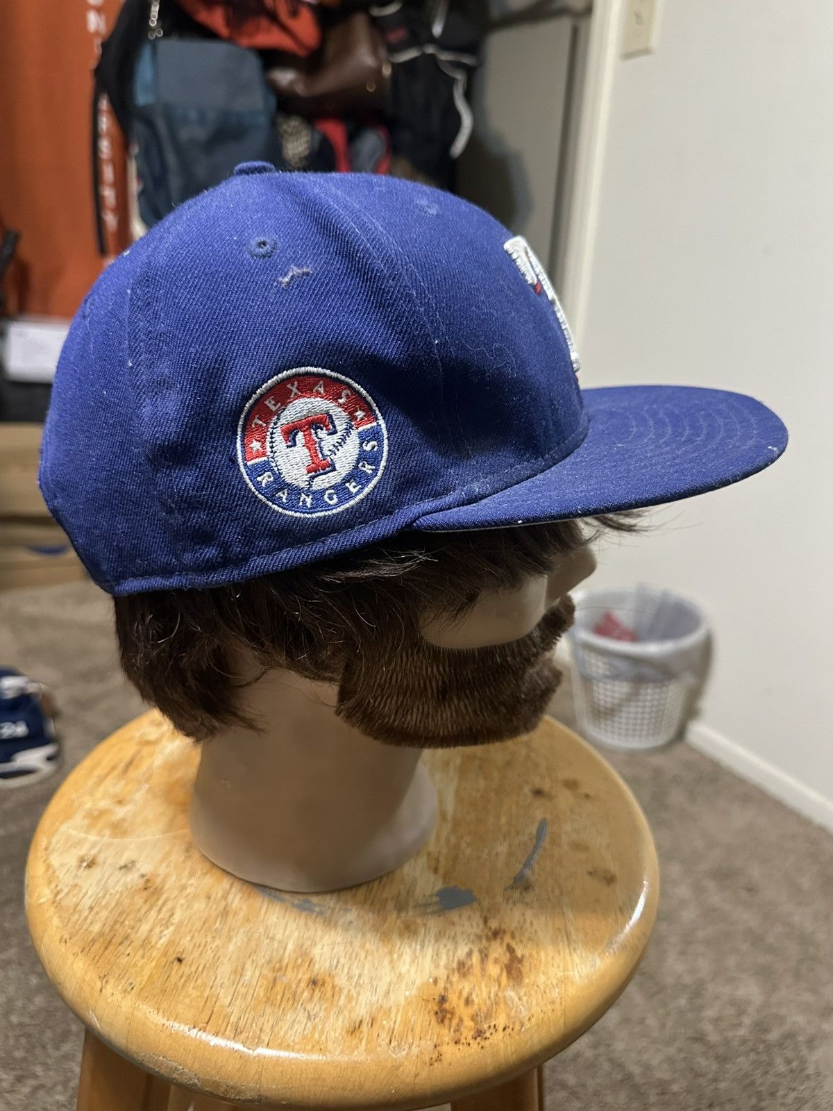 MLB × New Era × Vintage Vintage MLB Texas Rangers “blue” hat 90s Size ONE SIZE - 3 Thumbnail