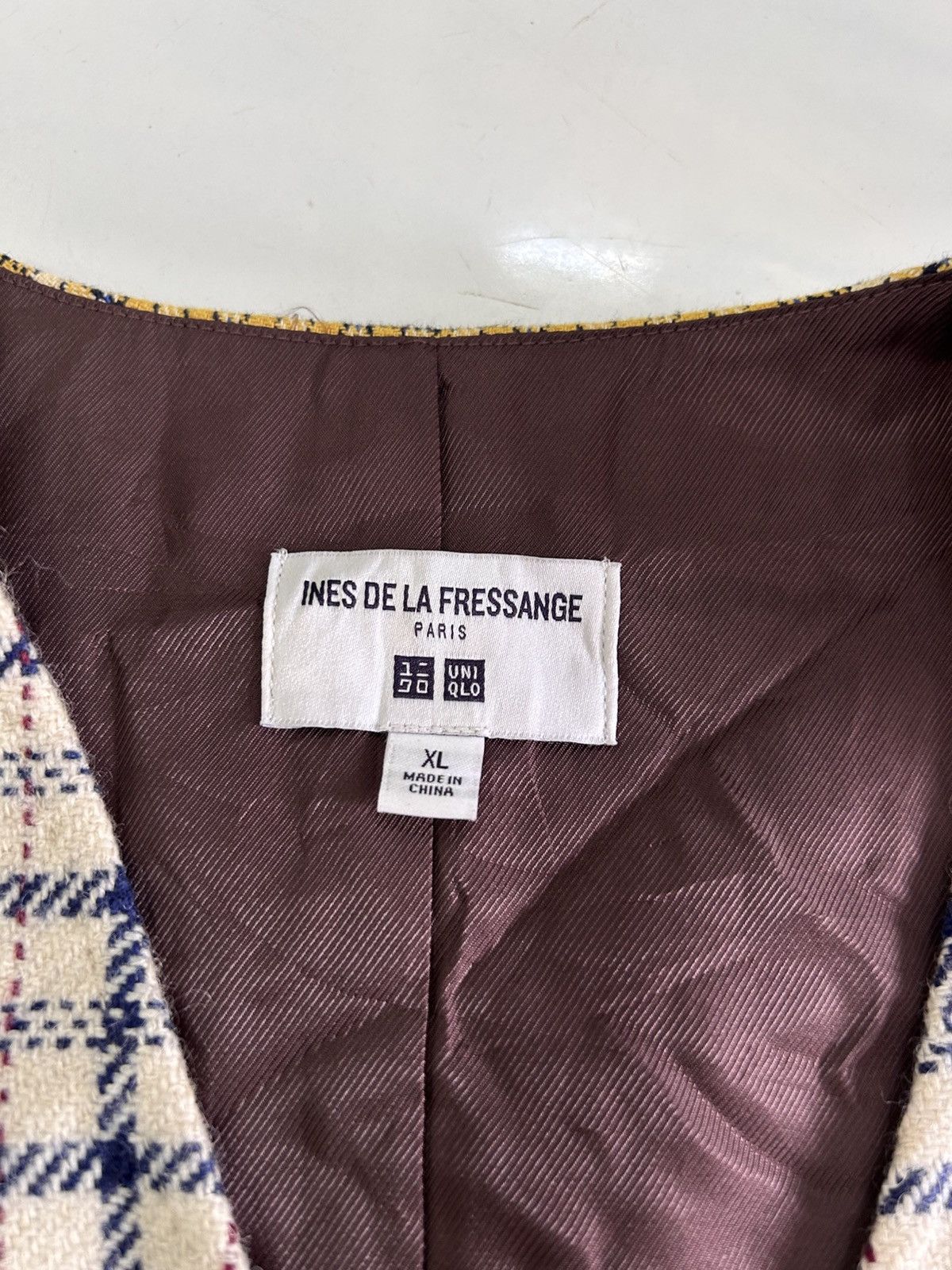Designer × Uniqlo × Vintage UNIQLO X INES DE LA FRESSANGE Casual Button Vests Size US XL / EU 56 / 4 - 11 Thumbnail