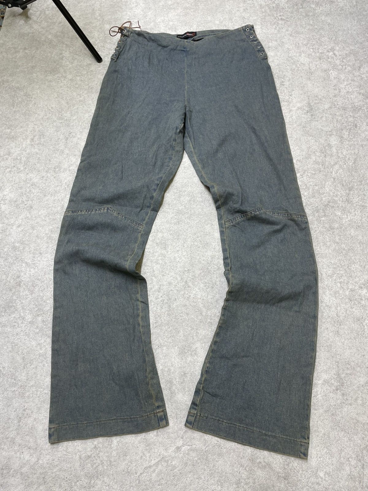 If Six Was Nine × Le Grande Bleu (L.G.B.) × Tornado Mart Flared Denim Jeans – LGB / If Six Was Nine Energy Size US 30 / EU 46 - 2 Thumbnail