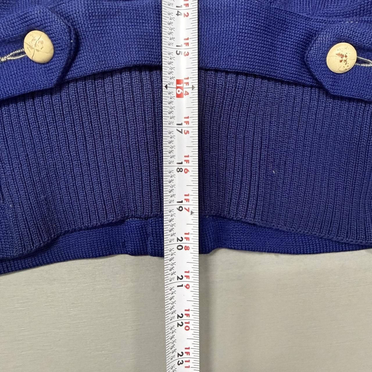 Vintage True Vintage 20s Letterman Wood Button Cardigan Small Size US S / EU 44-46 / 1 - 5 Thumbnail