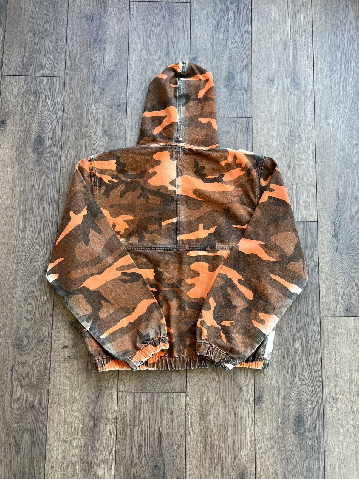 Stussy Stussy Spray Dye Work Jacket Orange Camo Size US M / EU 48-50 / 2 - 4 Thumbnail