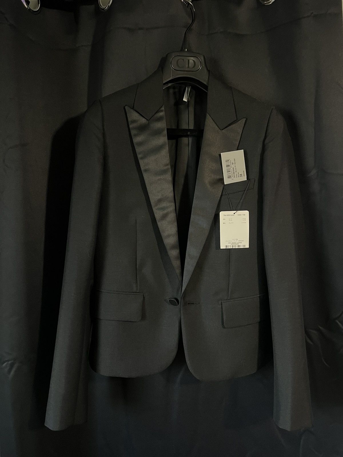 Dior Dior Homme AW07 Smoking Jacket/Blazer Size 38R - 1 Thumbnail