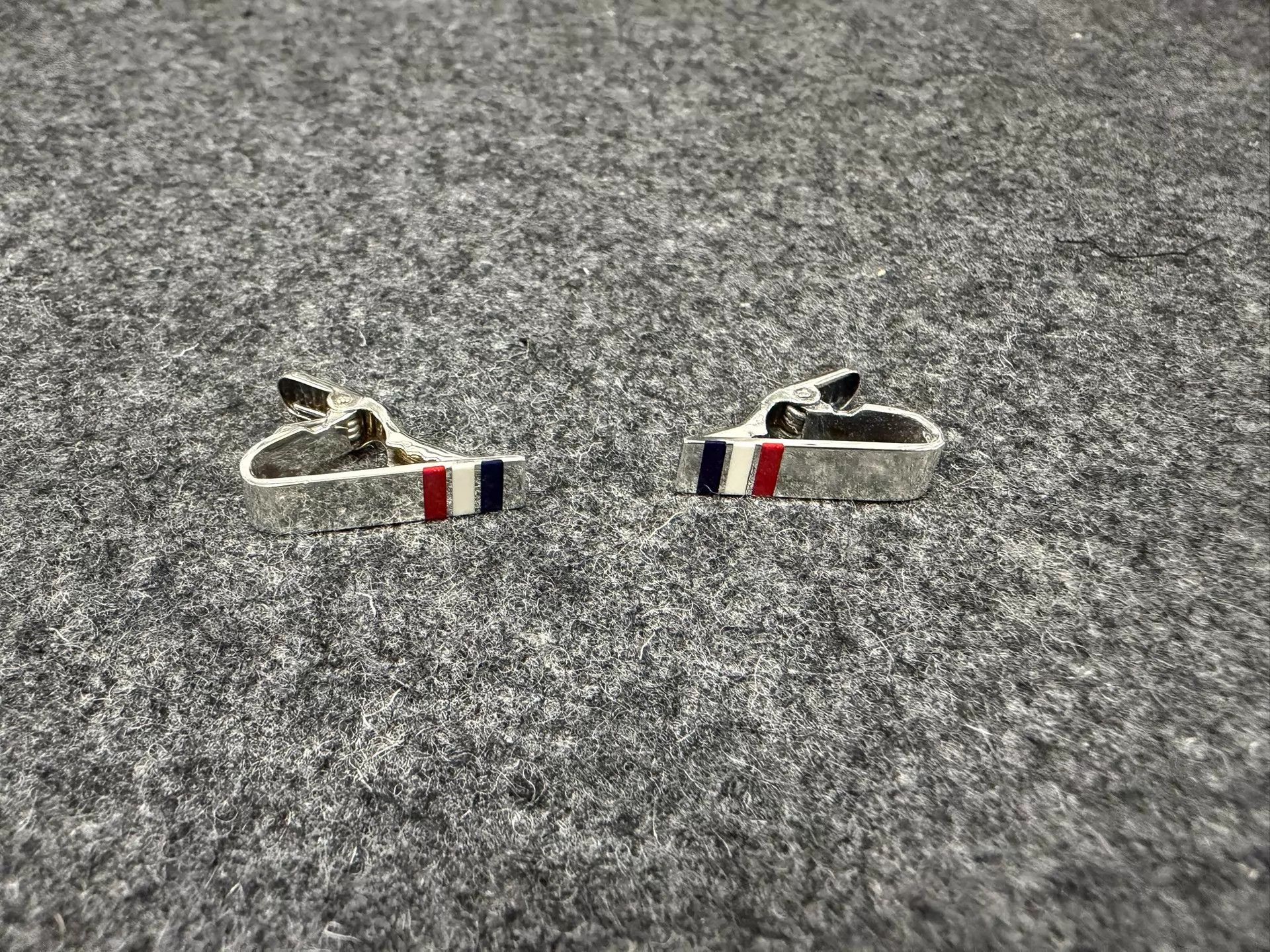 Thom Browne Thom Browne Short Tieclip Tri-Color 925 Silver 95 New Size ONE SIZE - 2 Thumbnail