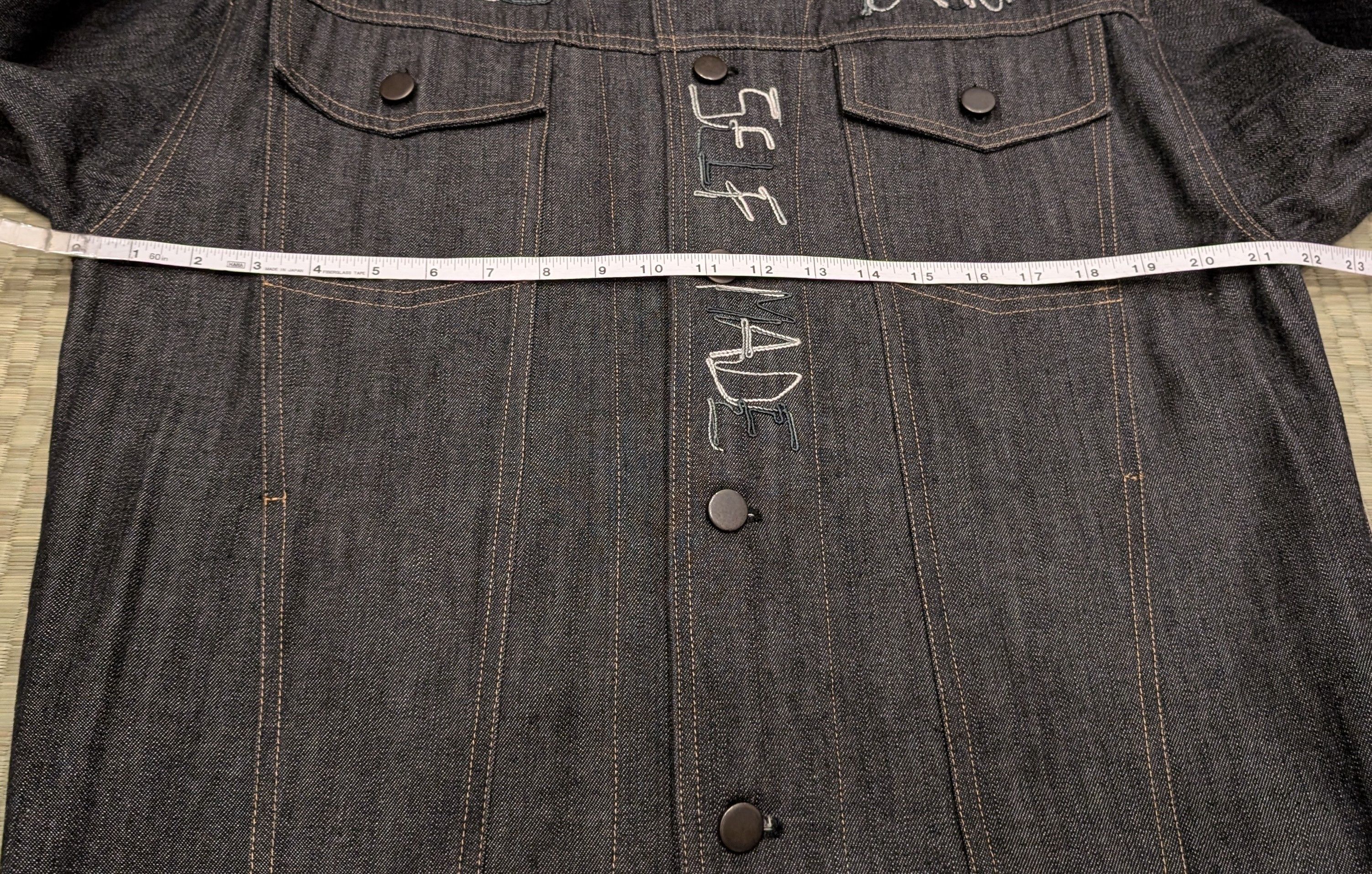 Other Selfmade Embroidered Denim Jacket Size 44 Made in Italy Size US L / EU 52-54 / 3 - 5 Thumbnail