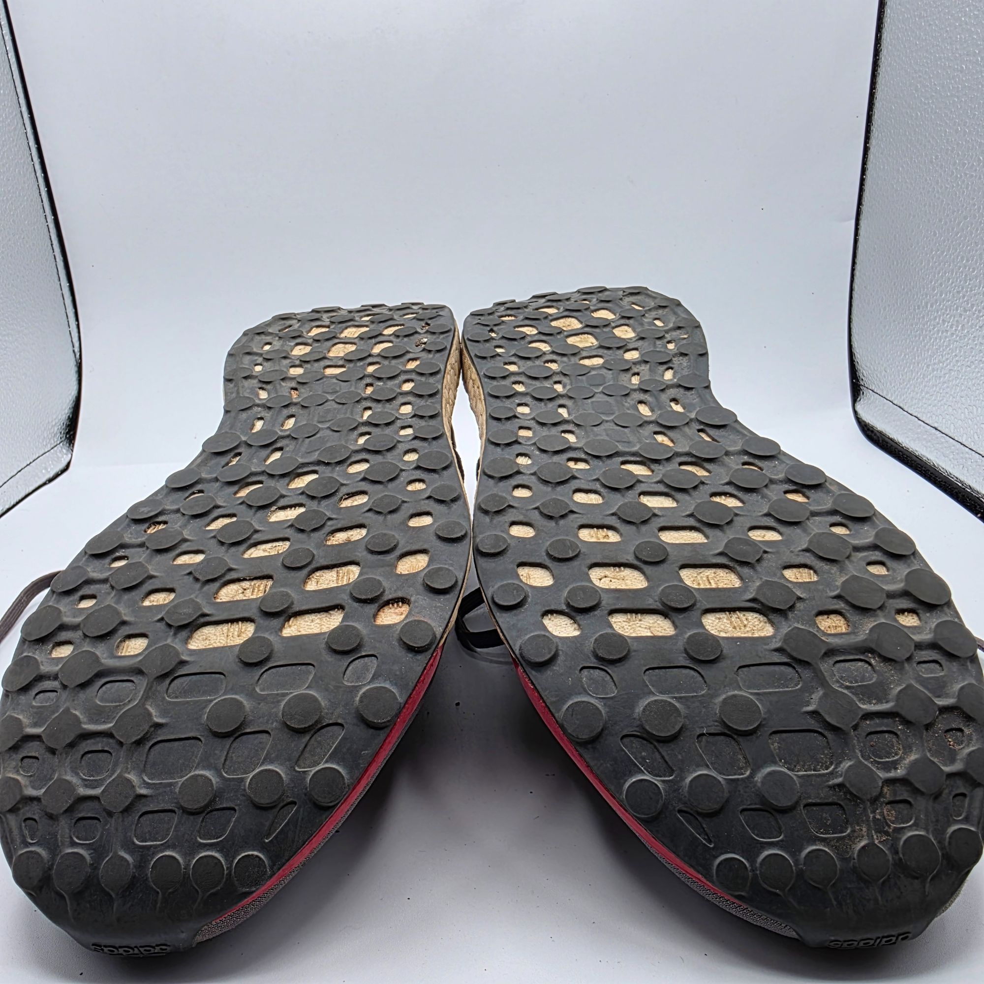 Adidas Adidas Sonic Drive Mens Size 10 Gray Scarlet Shoes Athletic Size US 10 / EU 43 - 11 Thumbnail