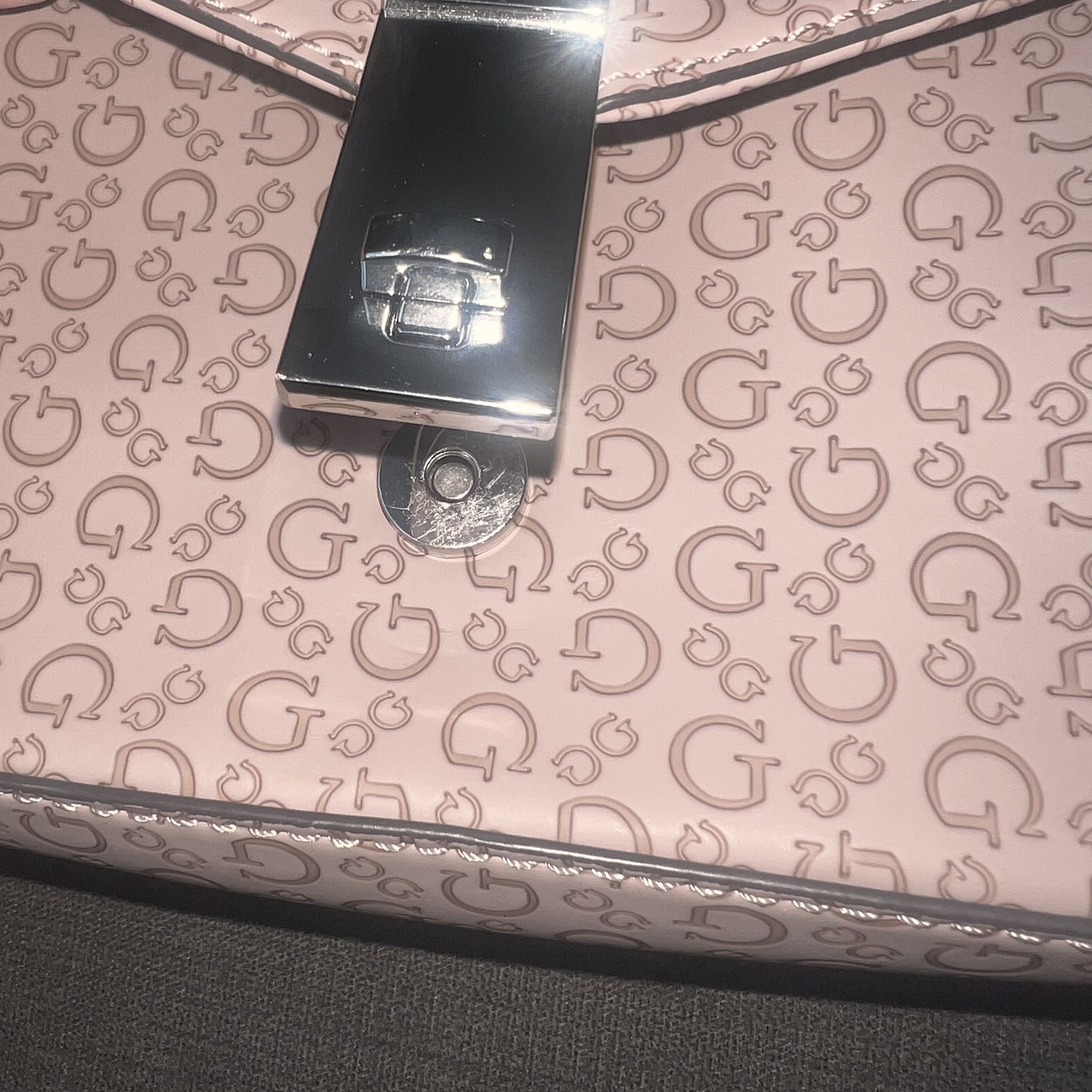 Guess Guess Bethel Signature Top Handle Crossbody Bag - Rose Taupe Size ONE SIZE - 5 Thumbnail