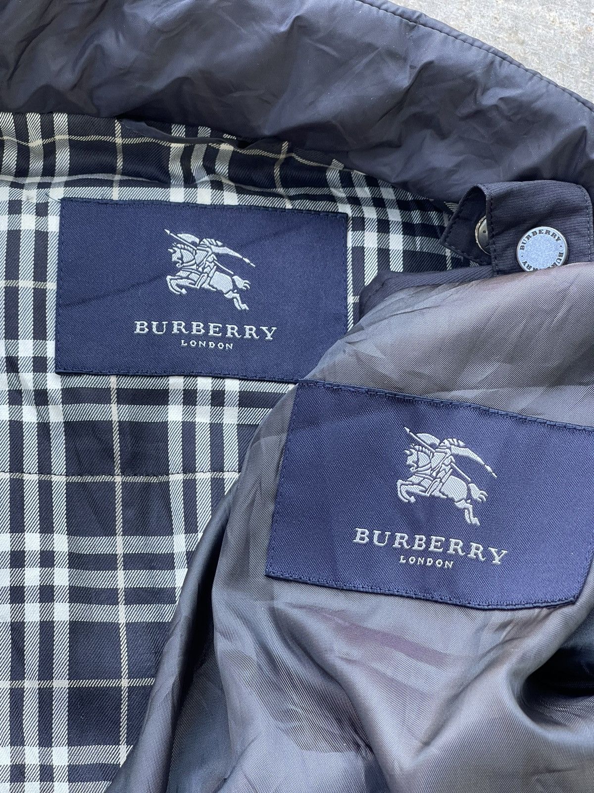 Burberry 🔥Vintage Burberry Double Layer Nova Check Coat/Jacket Size US M / EU 48-50 / 2 - 13 Thumbnail