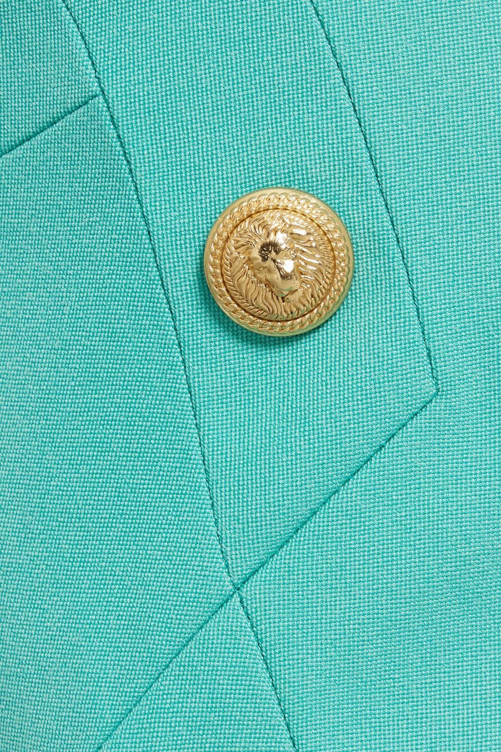 Balmain o1y0625 Mini Skirt in Emerald Green Size 26" / US 2 / IT 38 - 4 Thumbnail
