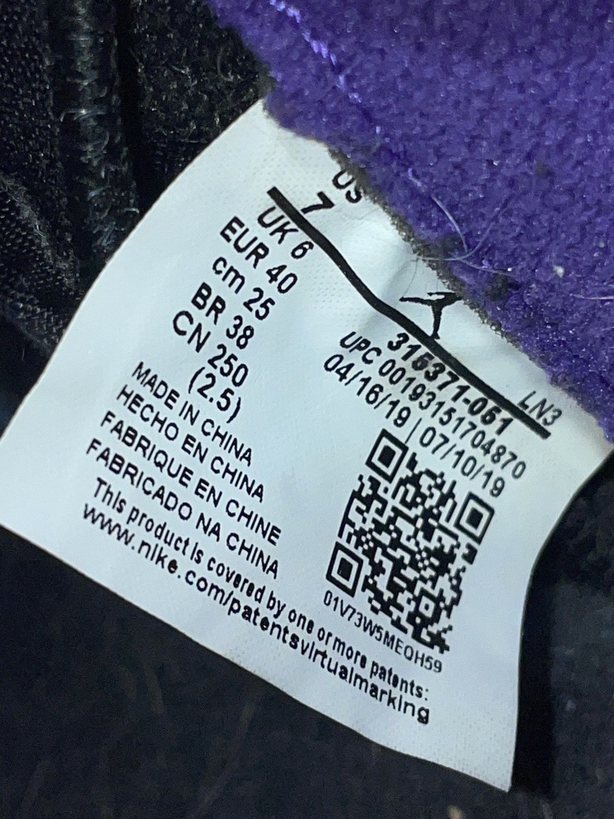 Jordan Brand Jordan 4 Spizike court purple Size US 7 / EU 40 - 6 Thumbnail