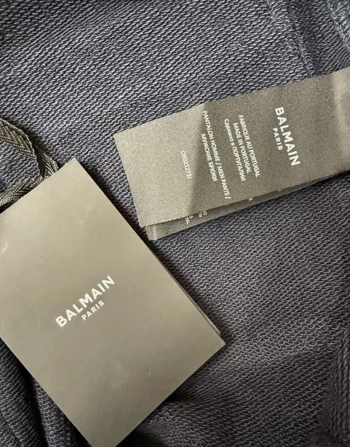 Balmain Black Side-Stripe Sweatpants with Drawstring Waist. Size US 38 / EU 54 - 7 Thumbnail