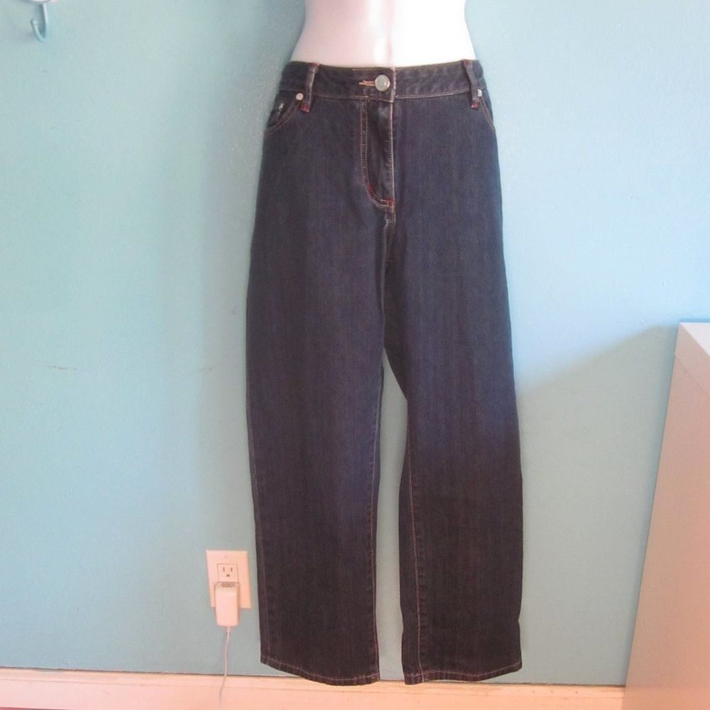 Faconnable Faconnable Womens Cropped Jeans Size 10 Size 32" / US 10 / IT 46 - 2 Thumbnail