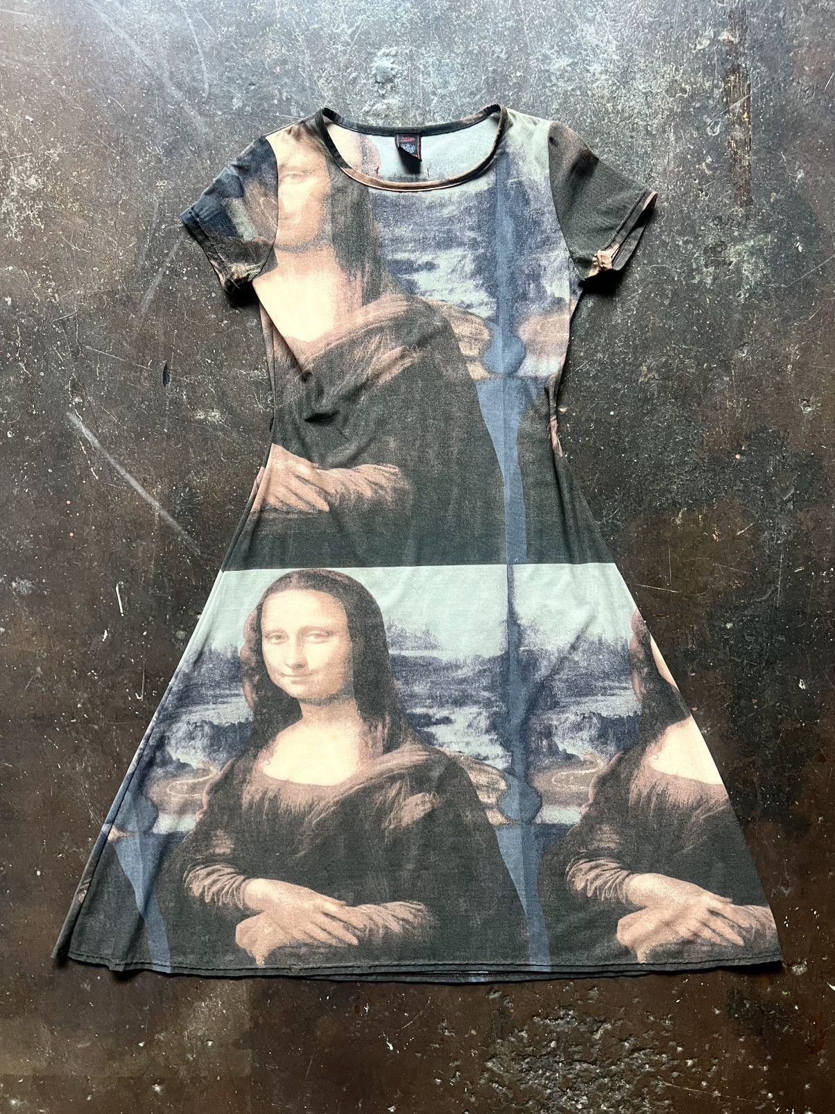 Jean Paul Gaultier Jean Paul Gaultier Mona Lisa Mesh Dress Size S / US 4 / IT 40 - 1 Thumbnail