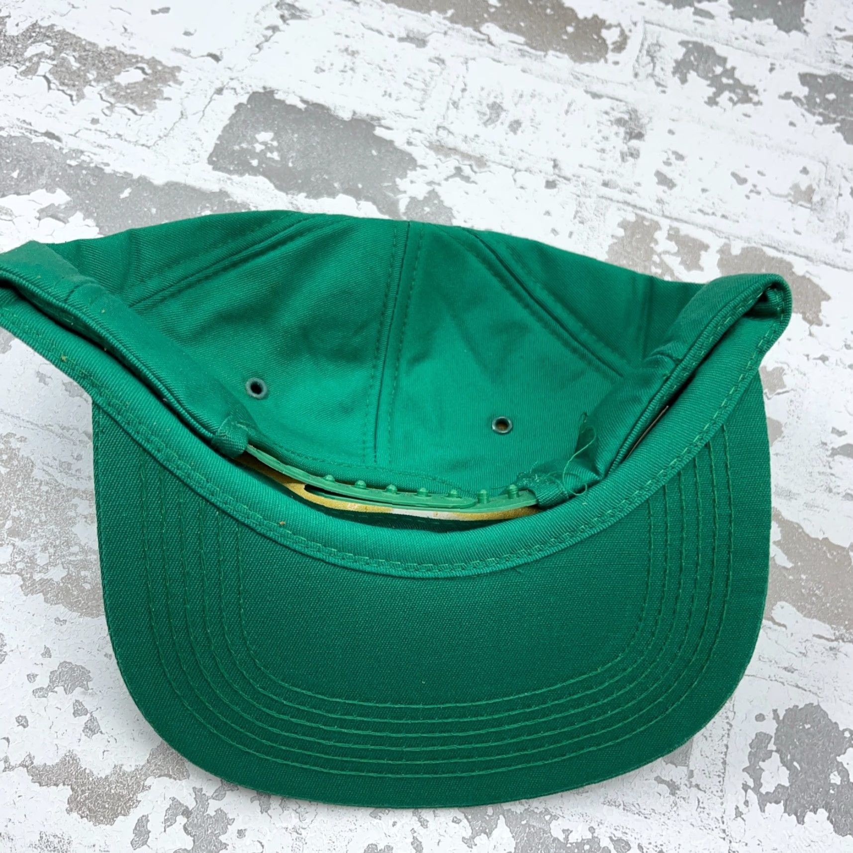 Coal VINTAGE AB Emblems Caps Trucker Hat Mens One Size Green 80s USA Classic Logo Advertising Outdoor Adjustable Cap Size ONE SIZE - 5 Thumbnail
