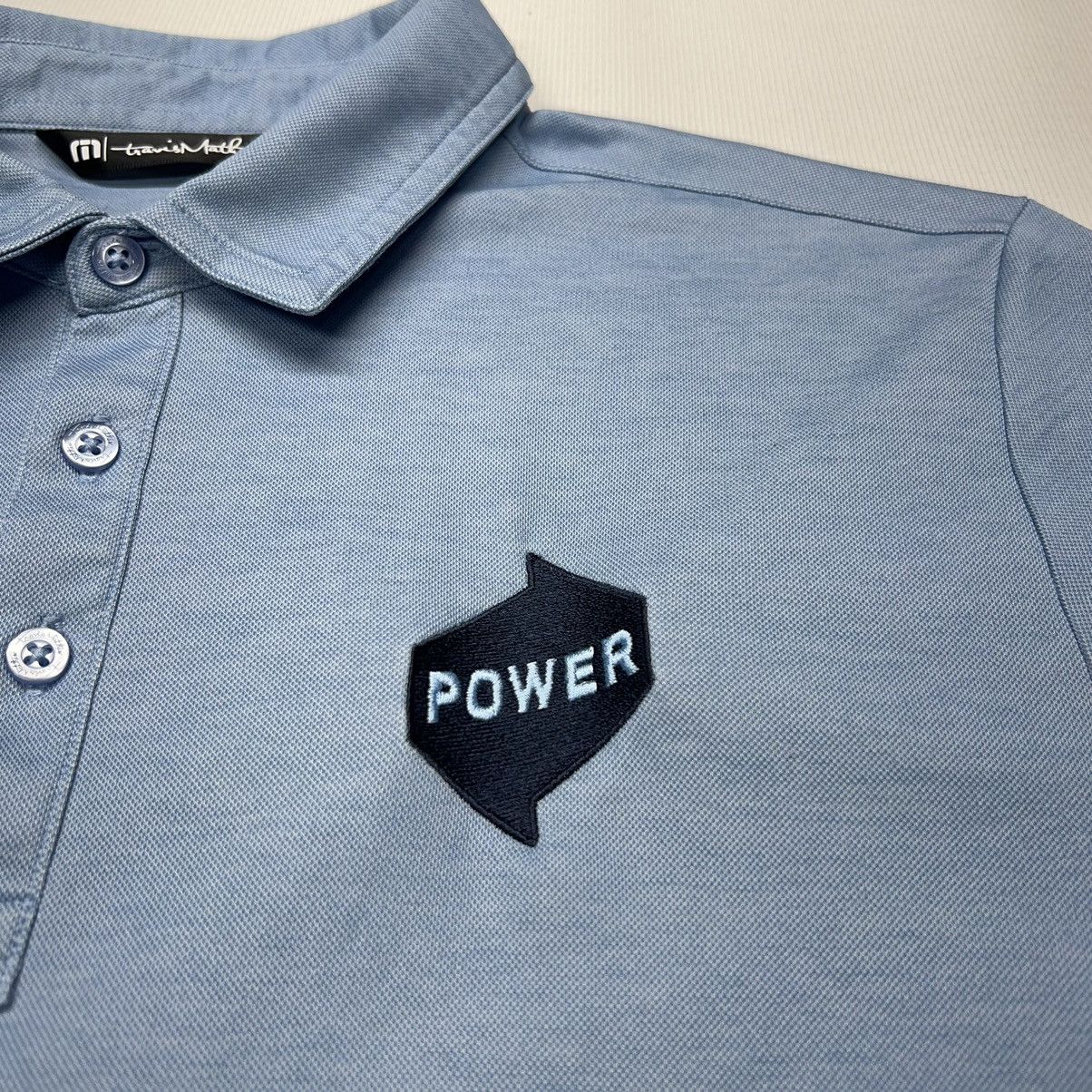 TravisMathew Travis Mathew Polo Shirt Blue Golf Collared Logo Active Size US M / EU 48-50 / 2 - 3 Thumbnail