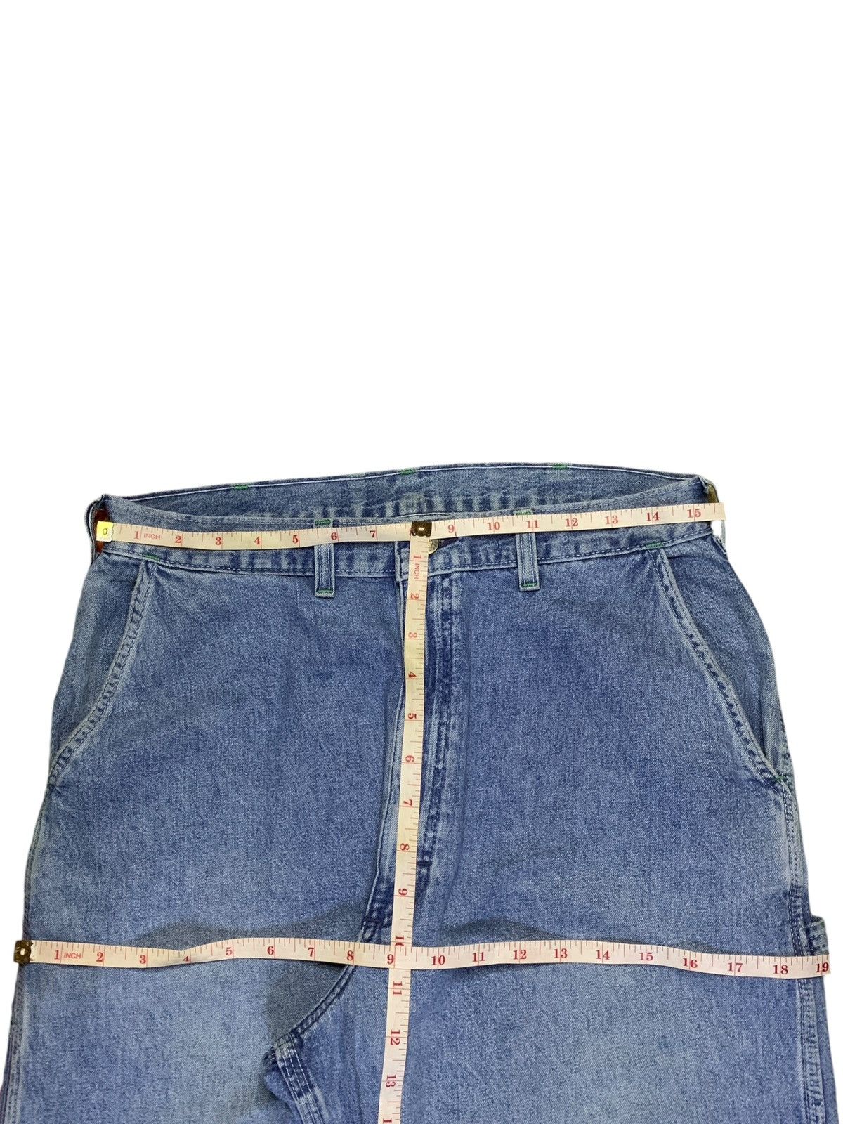 Oshkosh SALES🔥 Oshkosh Blue Wash Distress Baggy Carpenter Jeans Size US 30 / EU 46 - 11 Thumbnail