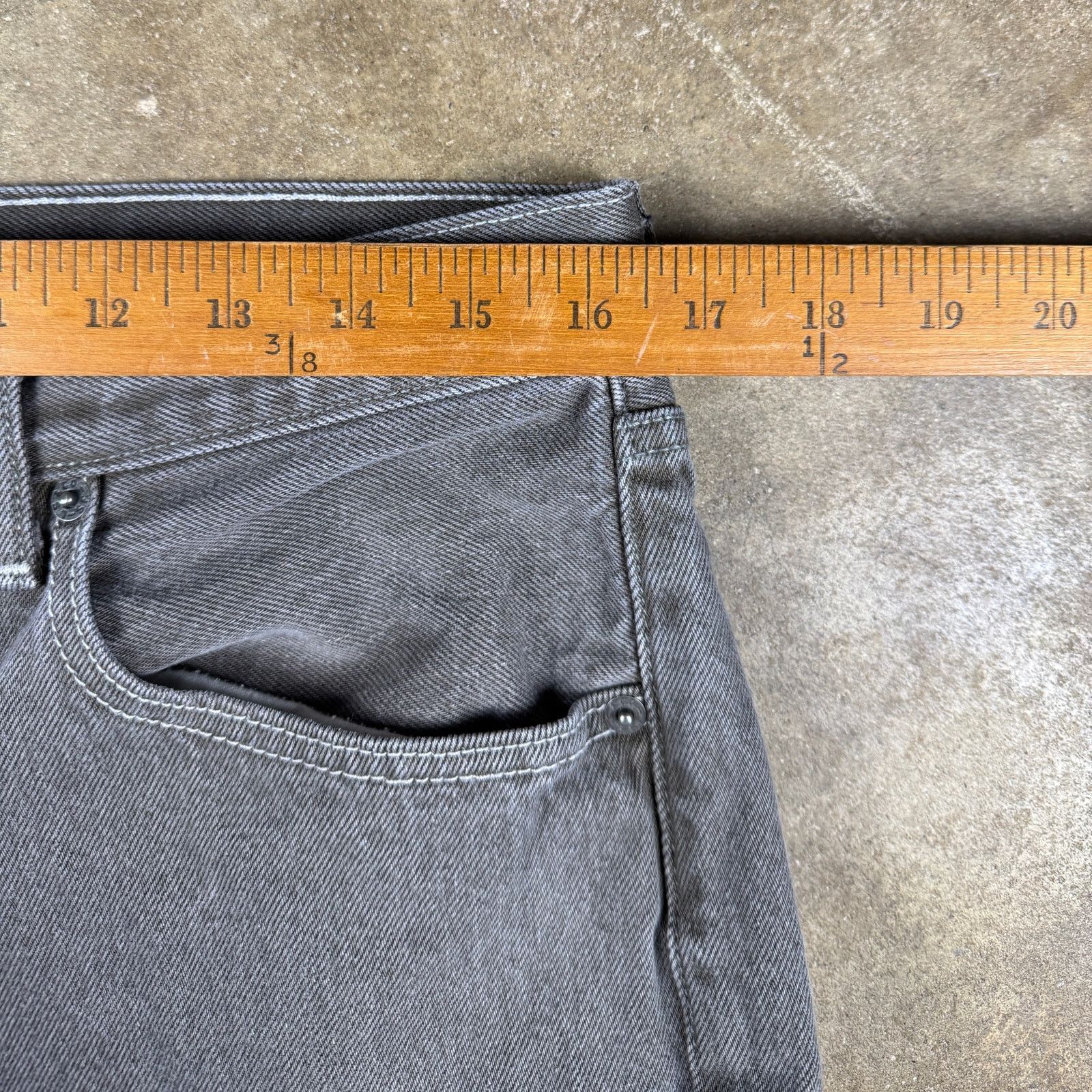 Levi's Y2K Levi’s 501XX Button Fly Jeans Men’s 33x29 Grey Size US 33 - 10 Thumbnail