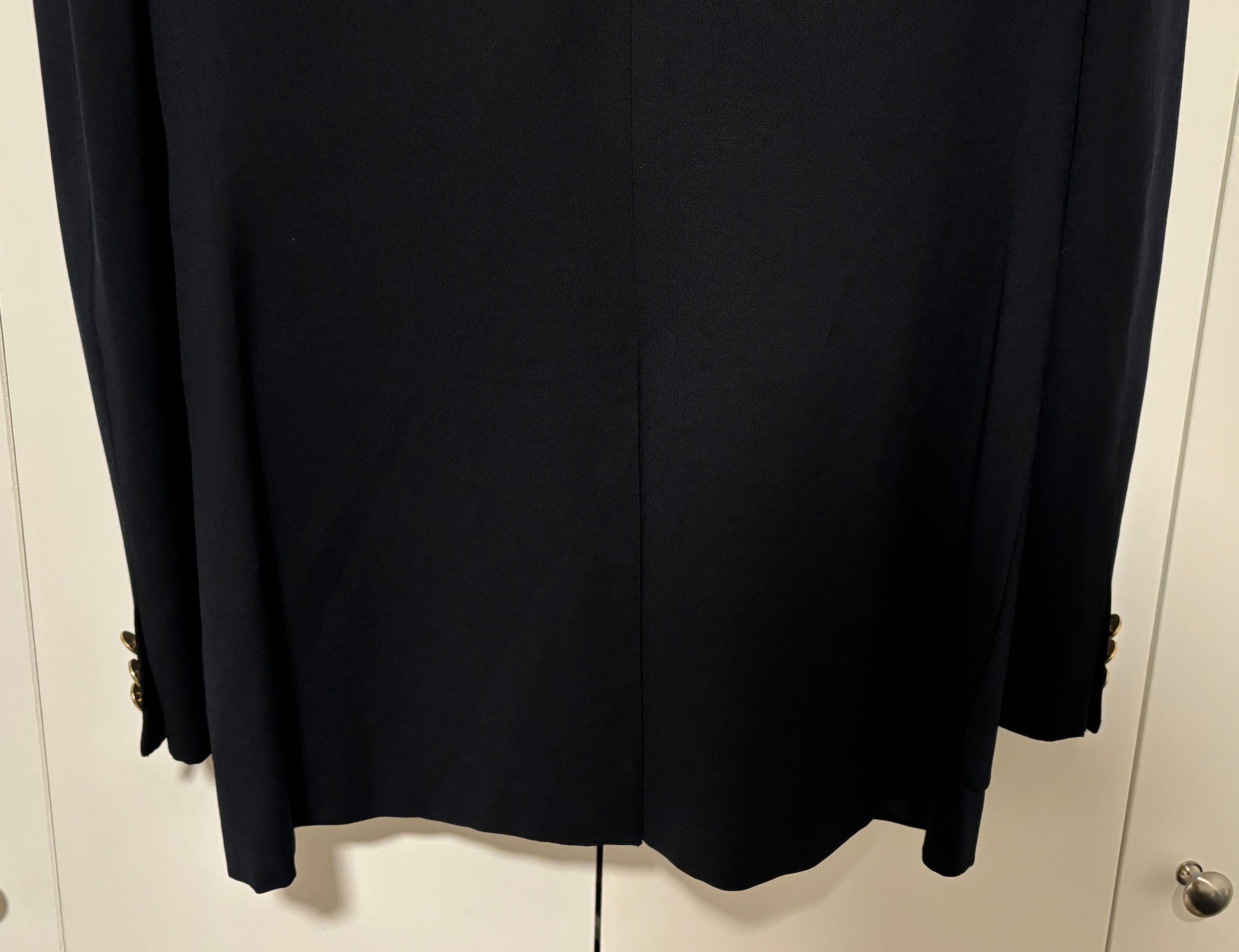 Belvest Belvest Black Blazer Sport Coat with Gold Buttons 38-40 Size 40R - 5 Thumbnail