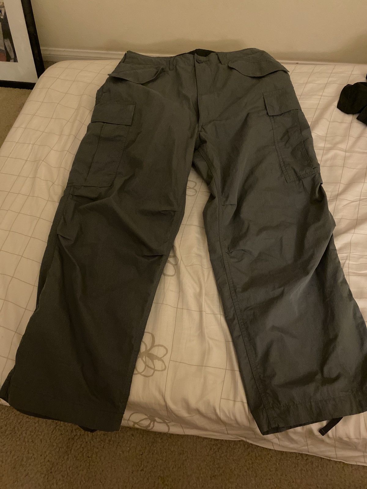 Beams Plus beams grey cargo pants (medium) Size US 34 / EU 50 - 3 Thumbnail