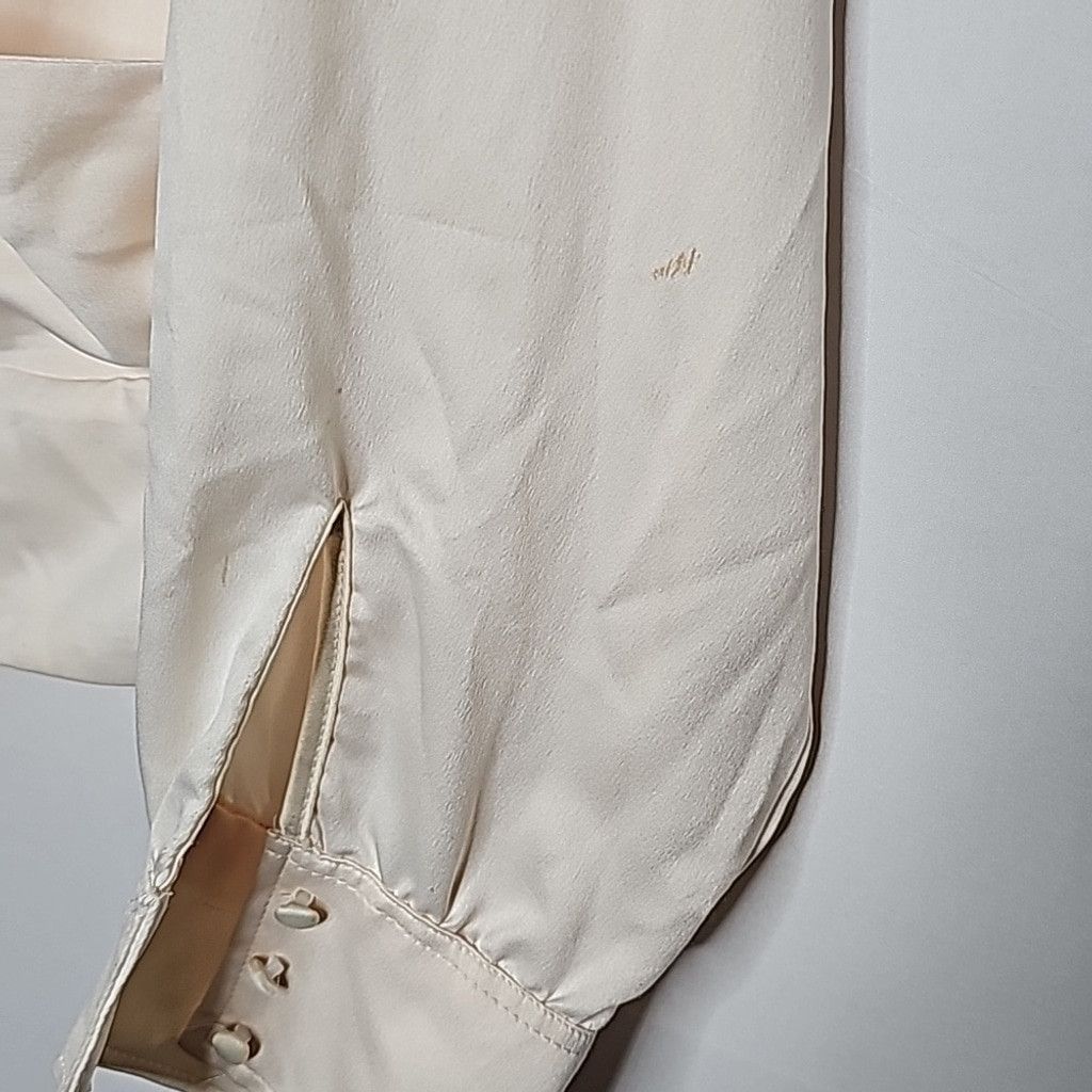 The Unbranded Brand Sincerely Jules wrap across long sleeve poplin blouse top XS Size XS / US 0-2 / IT 36-38 - 4 Thumbnail