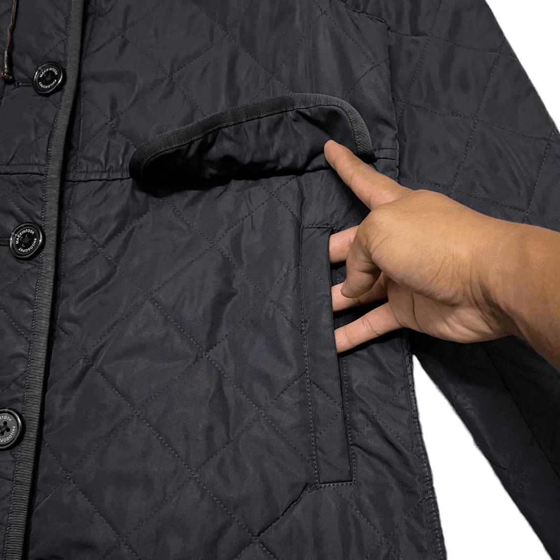 Mackintosh Mackintosh Philosophy Quilted Hooded Jacket Size US S / EU 44-46 / 1 - 6 Thumbnail