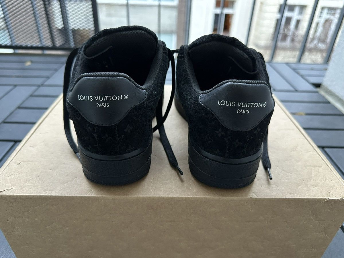 Louis Vuitton Louis Vuitton Nike Air Force 1 Low Black Size US 6 / EU 39 - 4 Thumbnail