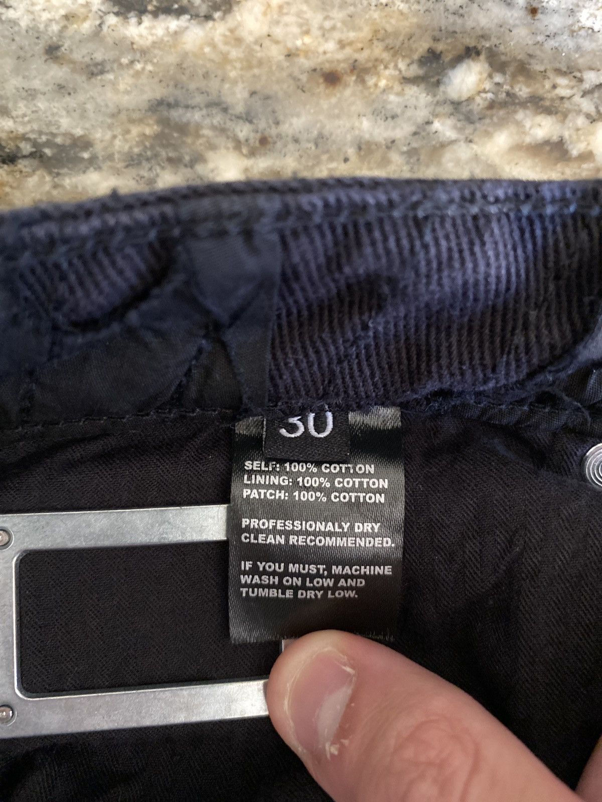 Revenge Revenge Boro Denim Pant Black Size US 30 / EU 46 - 8 Thumbnail